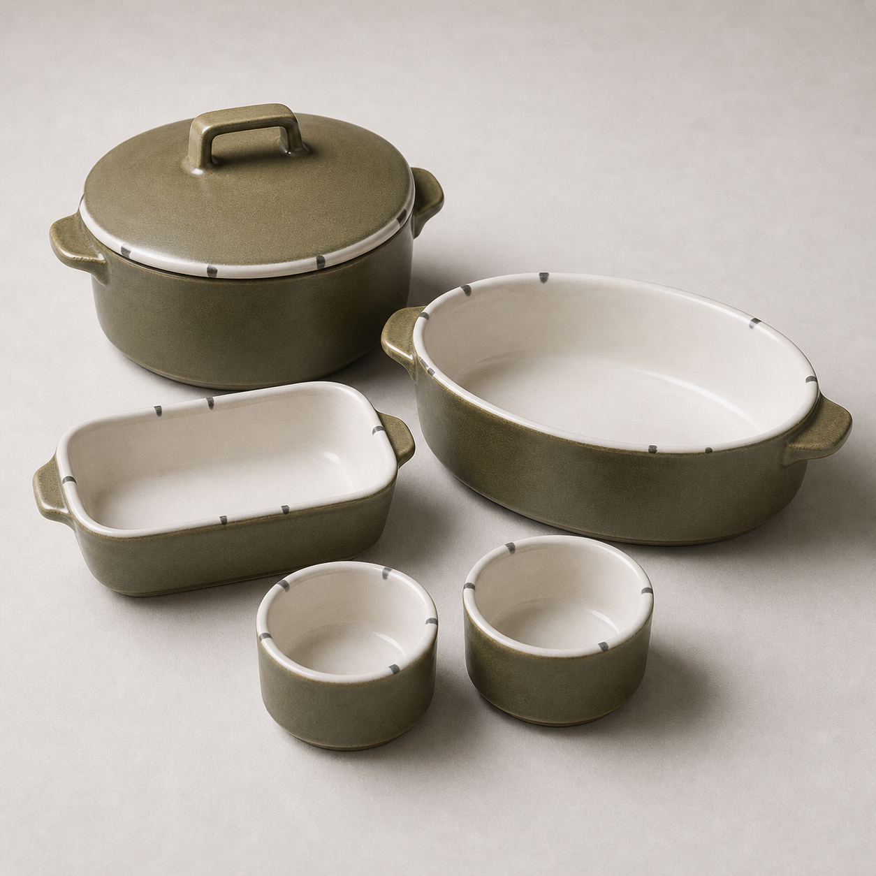 Oven-to-Table Baker Set · Lidded Gratin Dish · Concept Ref. CS-0608-006 — catalog product view