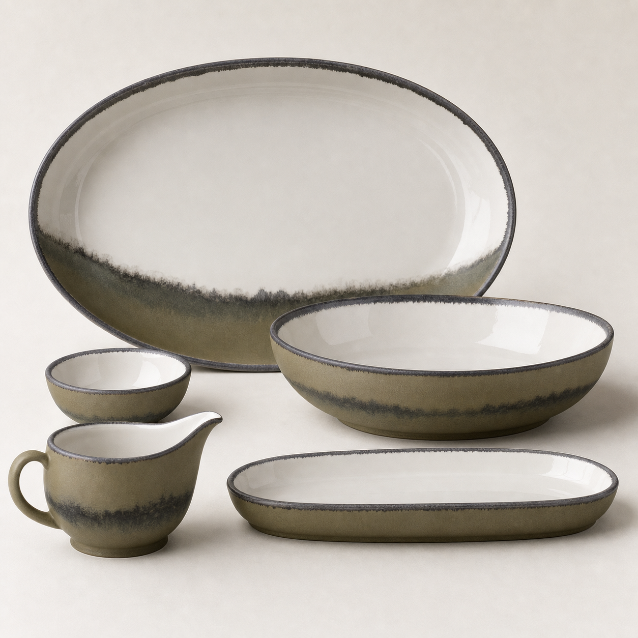 Serveware Statement Set · Oval Serving Platter · Concept Ref. CS-0611-004 — catalog product view