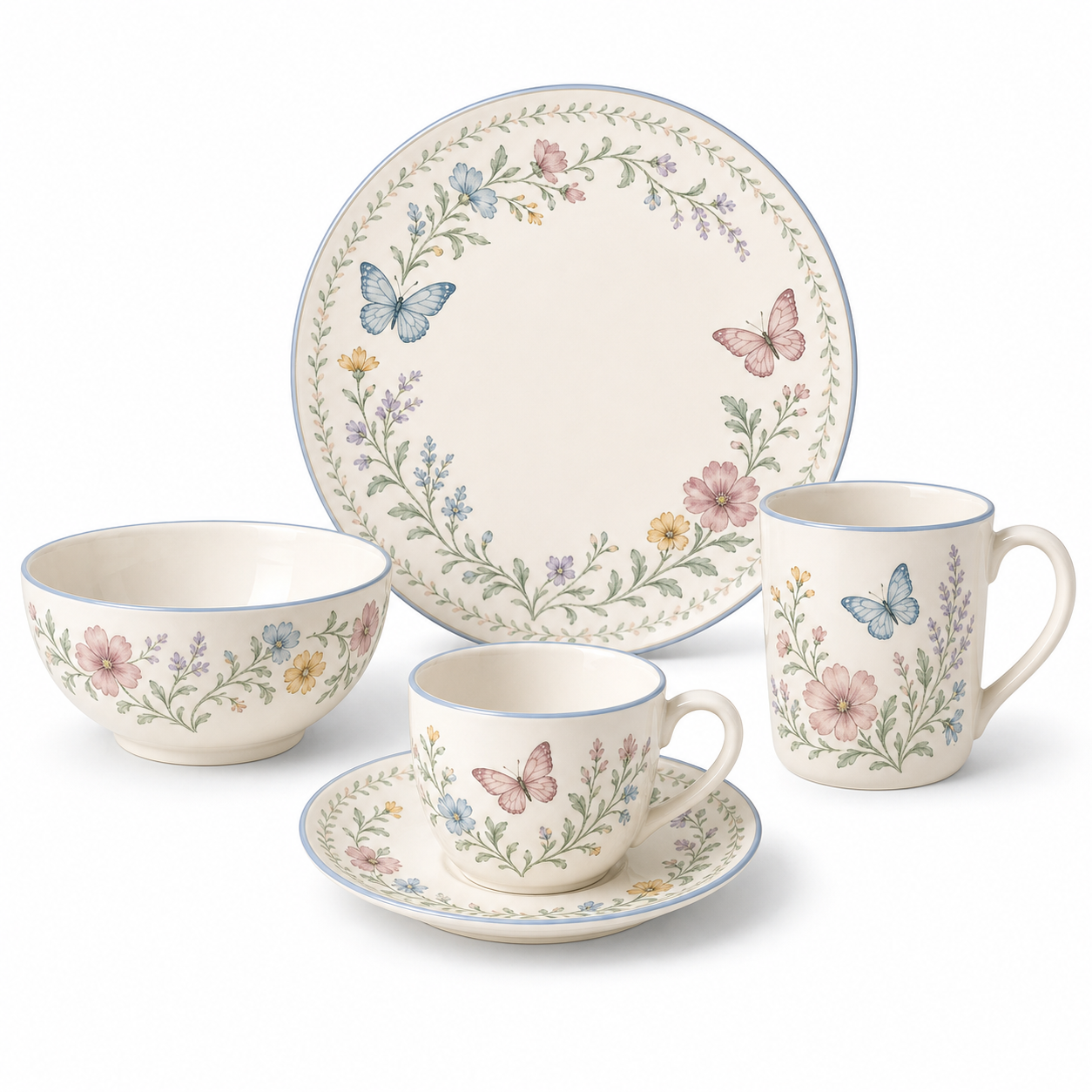 Dinnerware Place Setting · Round Breakfast Plate · Concept reference — catalog product view