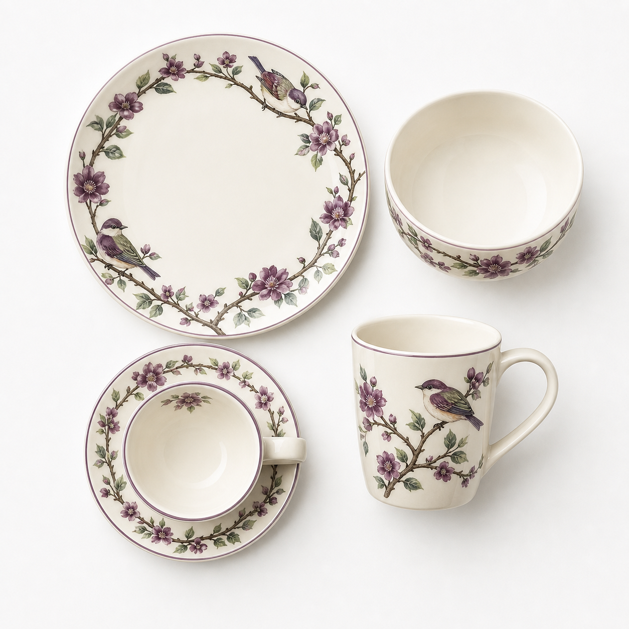 Dinnerware Place Setting · Round Breakfast Plate · Concept reference — catalog product view