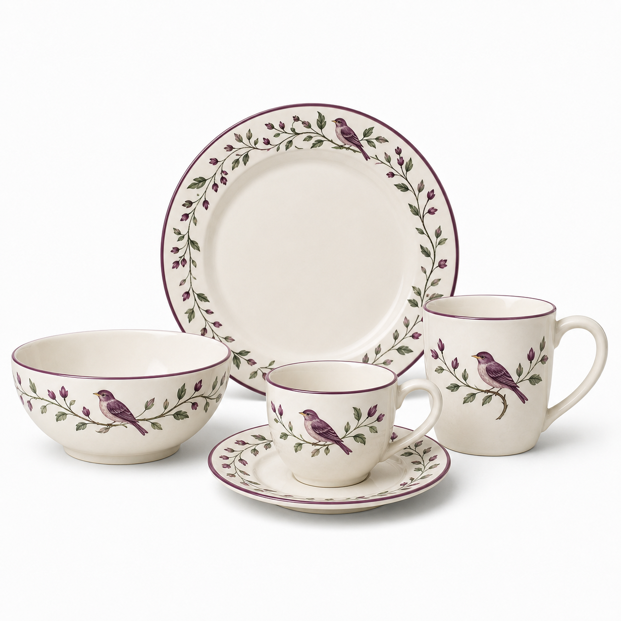 Dinnerware Place Setting · Round Breakfast Plate · Concept reference — catalog product view