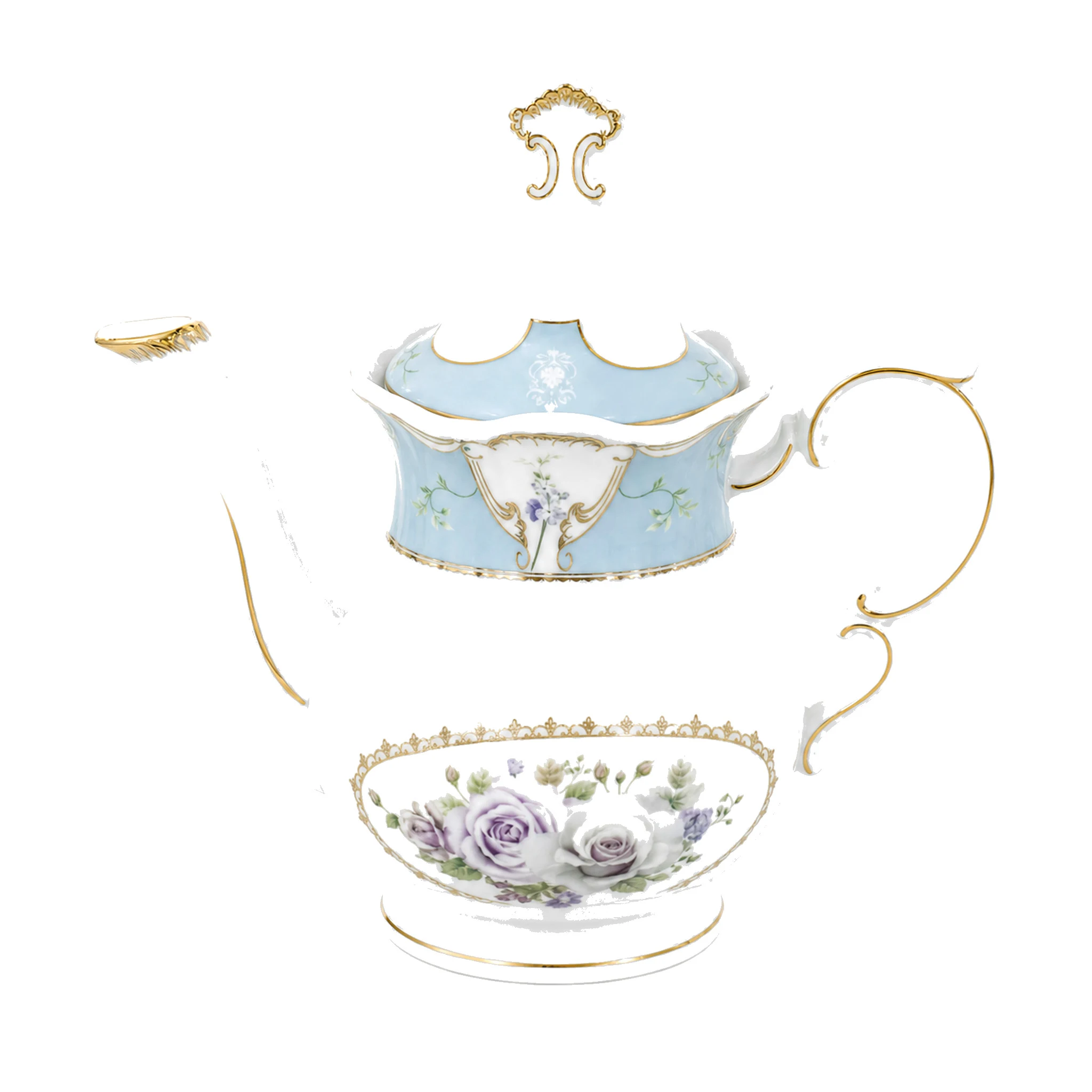Teapot — White & Multicolor · LUM-TW-000606-OTH-01 — catalog product view