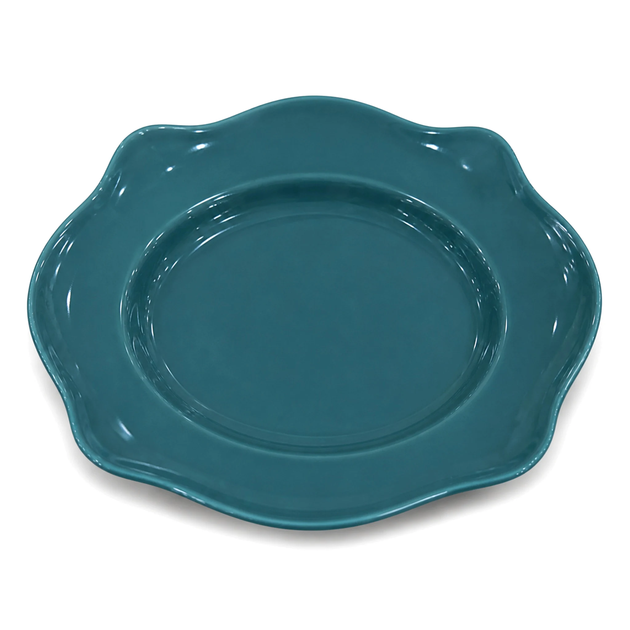 14″ Square Plate — Turquoise · LUM-TW-002689-SAU-01 — catalog product view