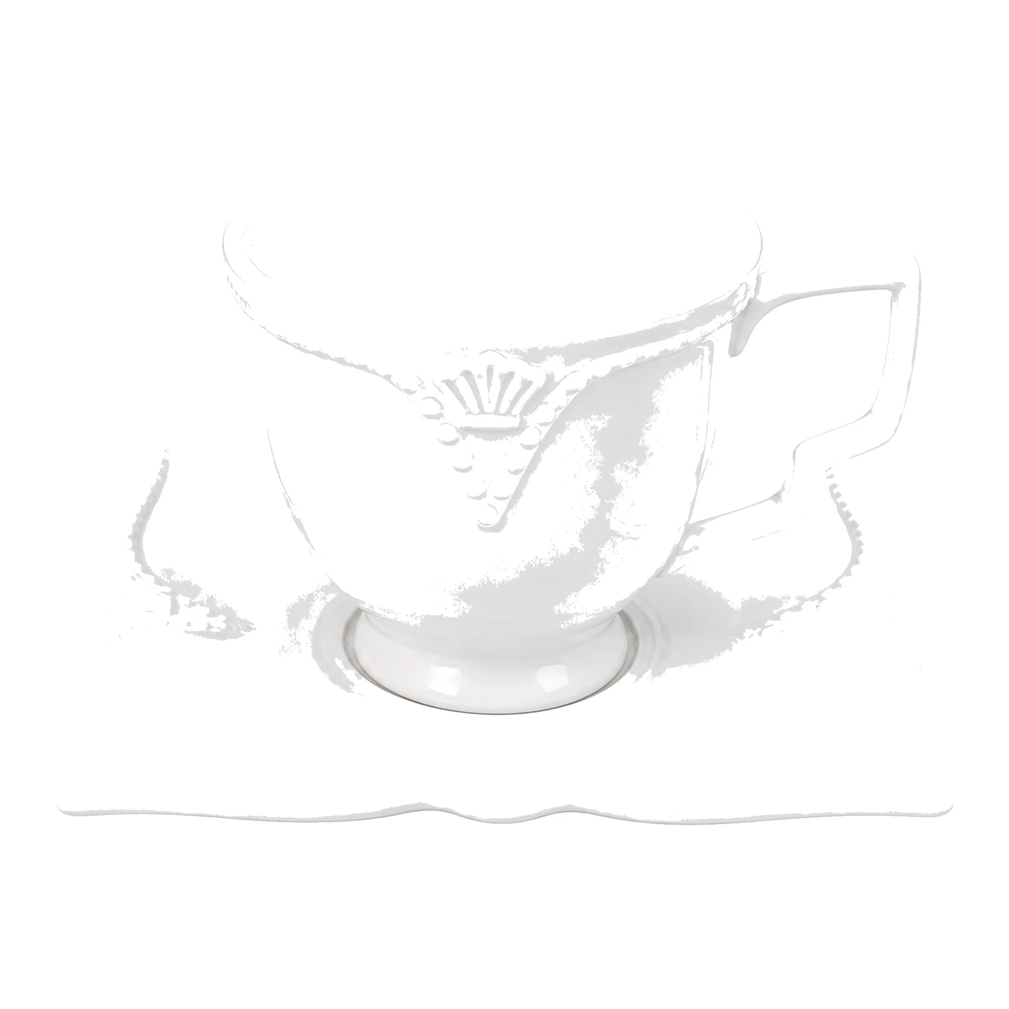 Cup & Saucer — White · LUM-TW-000215-SET-01 — catalog product view