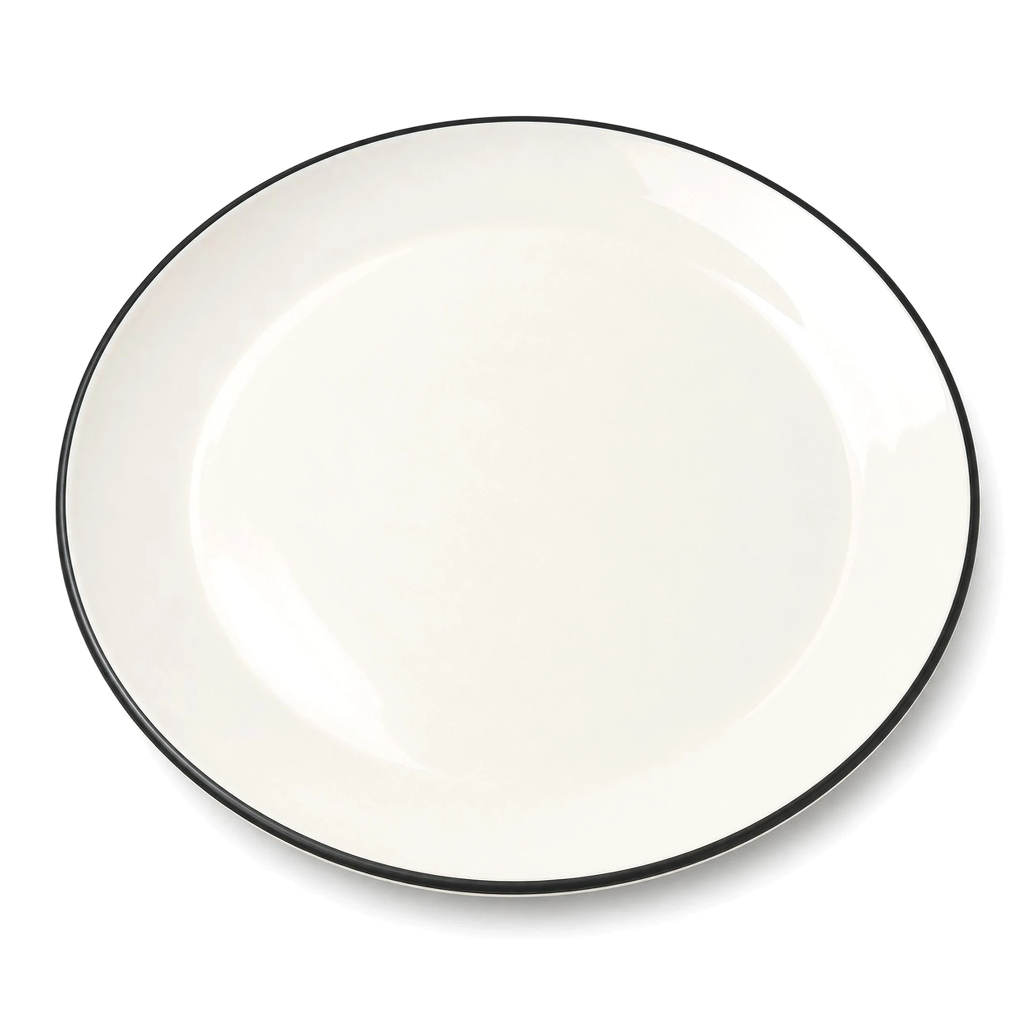 10″ Plate — White & Black · LUM-TW-001719-SAU-01 — catalog product view