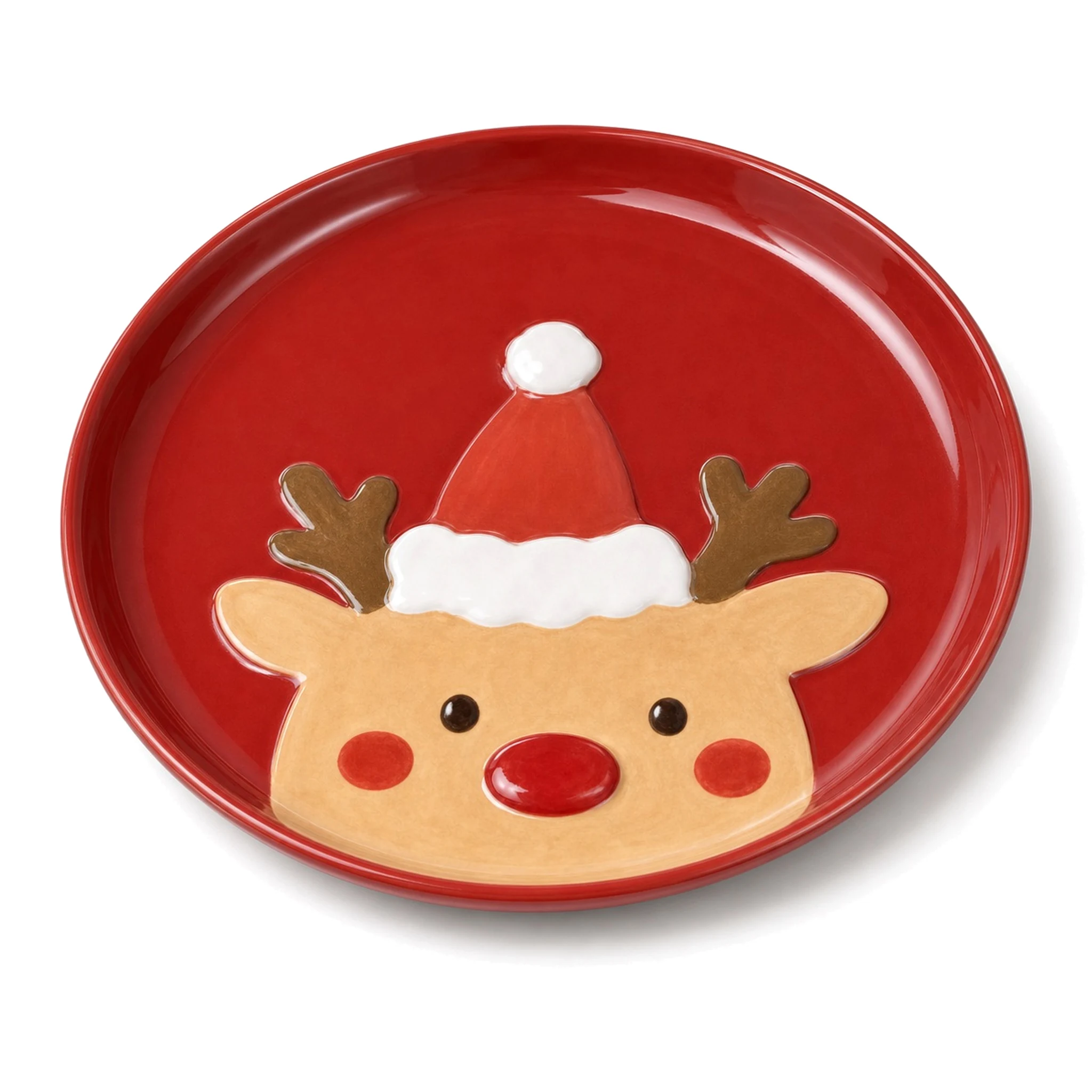 Plate — White & Red · LUM-TW-003210-SAU-01 — catalog product view