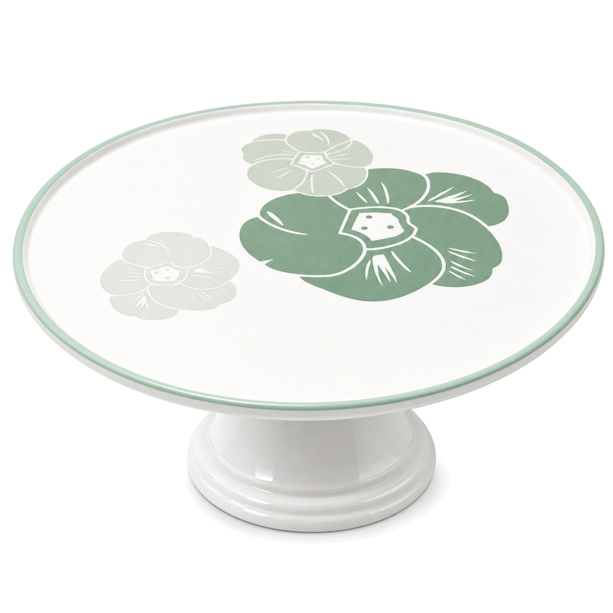 Plate — White & Green · LUM-TW-002337-SAU-01 — catalog product view