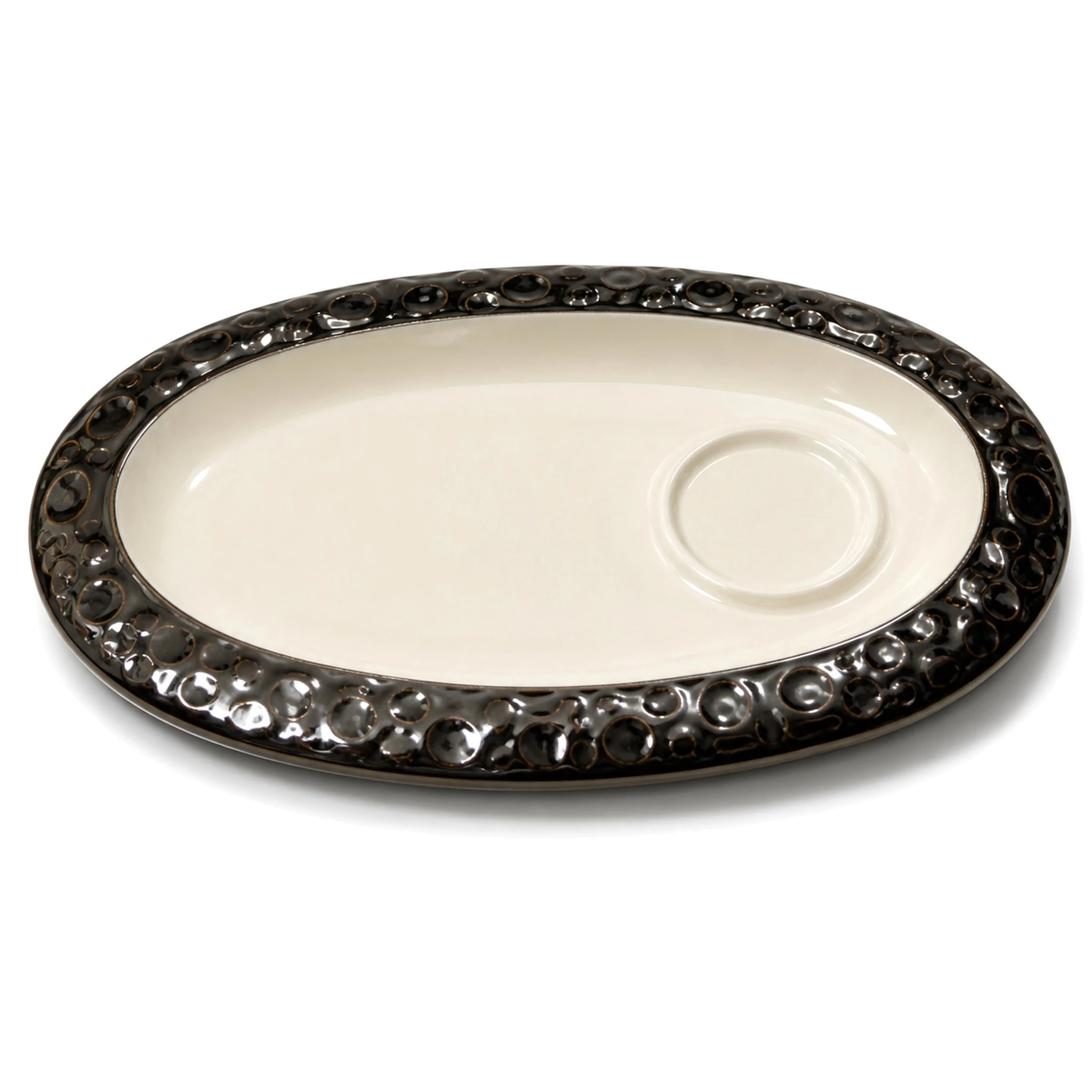 Saucer — White & Orange · LUM-TW-002900-SAU-01 — catalog product view