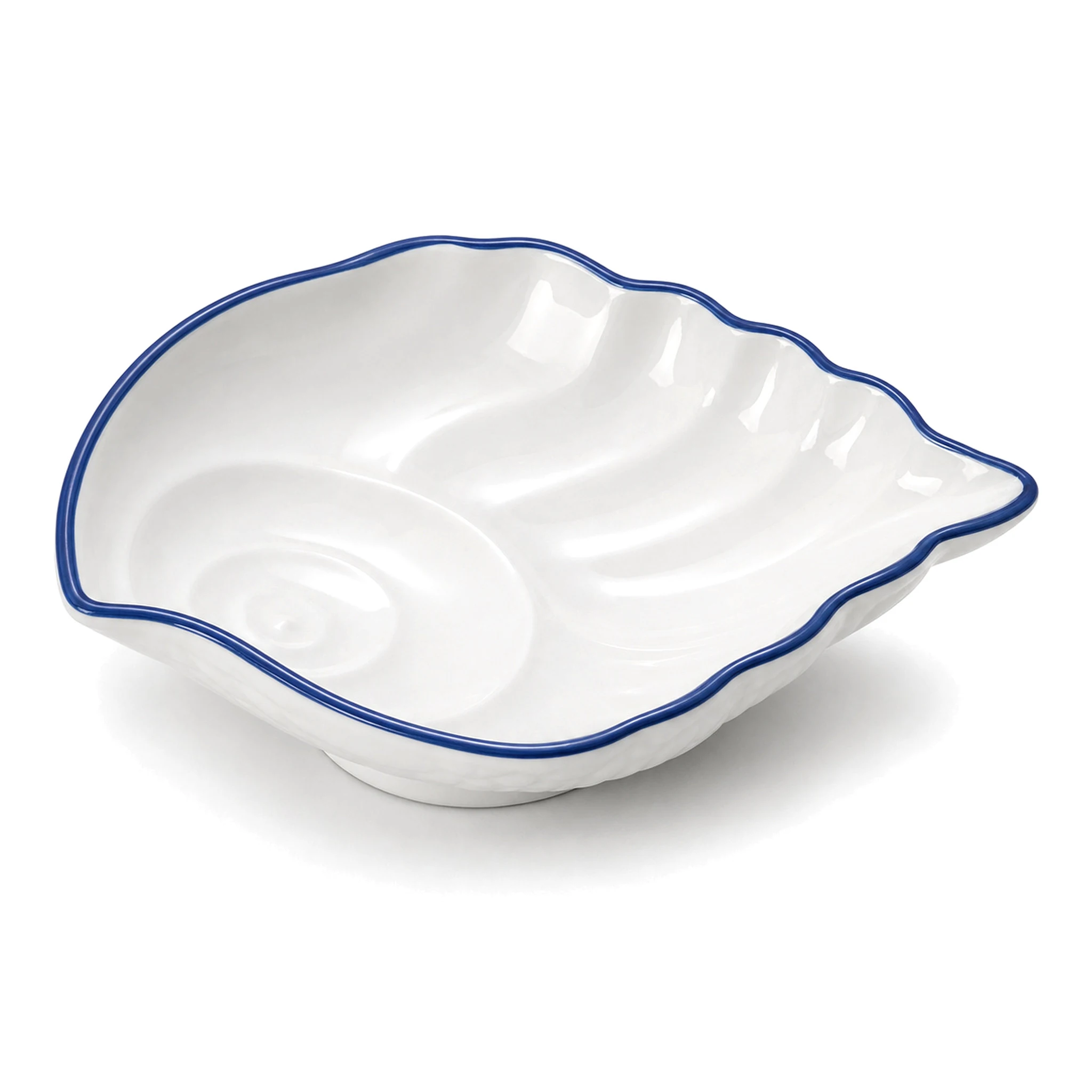8″ Bowl — White & Blue · LUM-TW-003556-BWL-01 — catalog product view