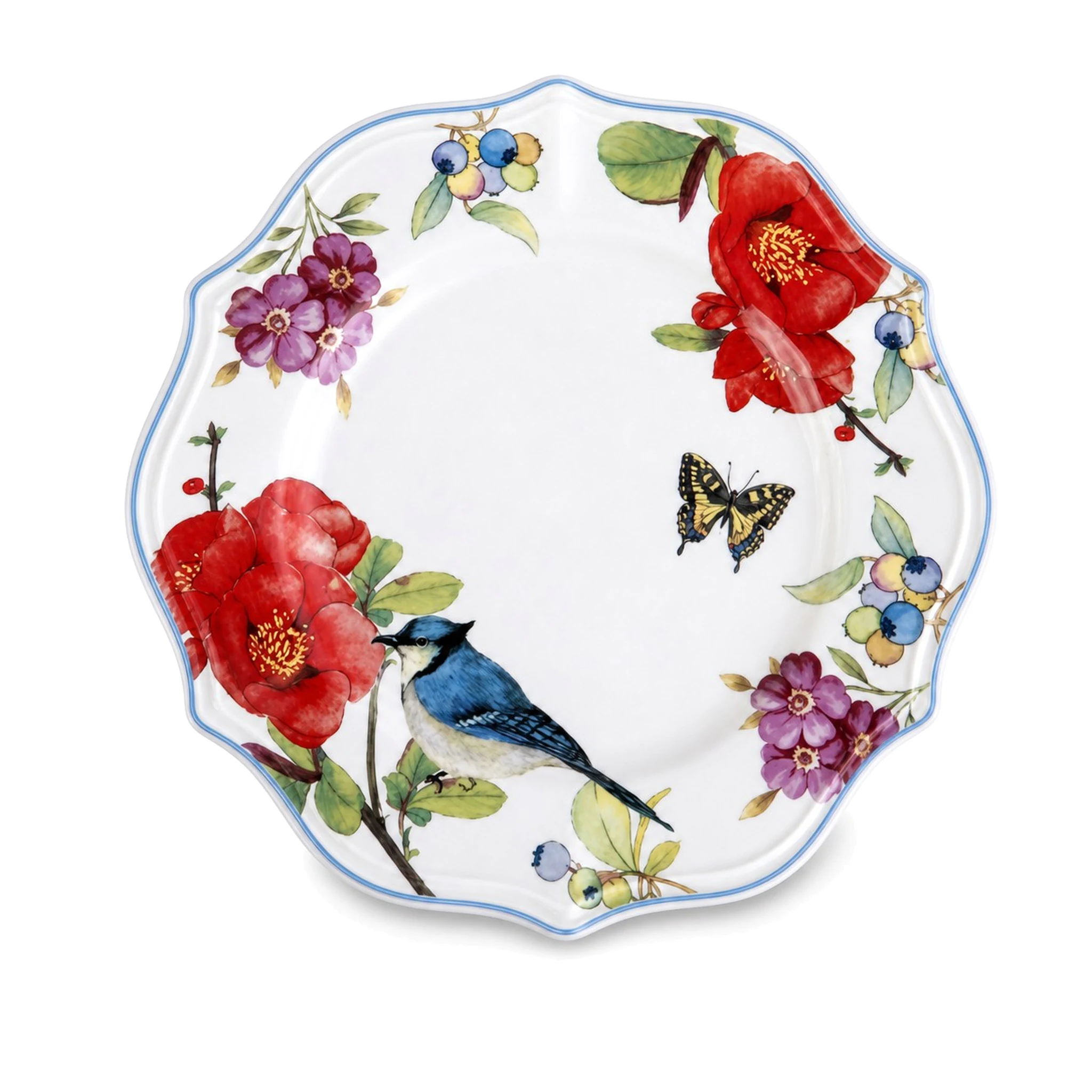 10.5″ Plate — White & Multicolor · LUM-TW-001694-SAU-01 — catalog product view