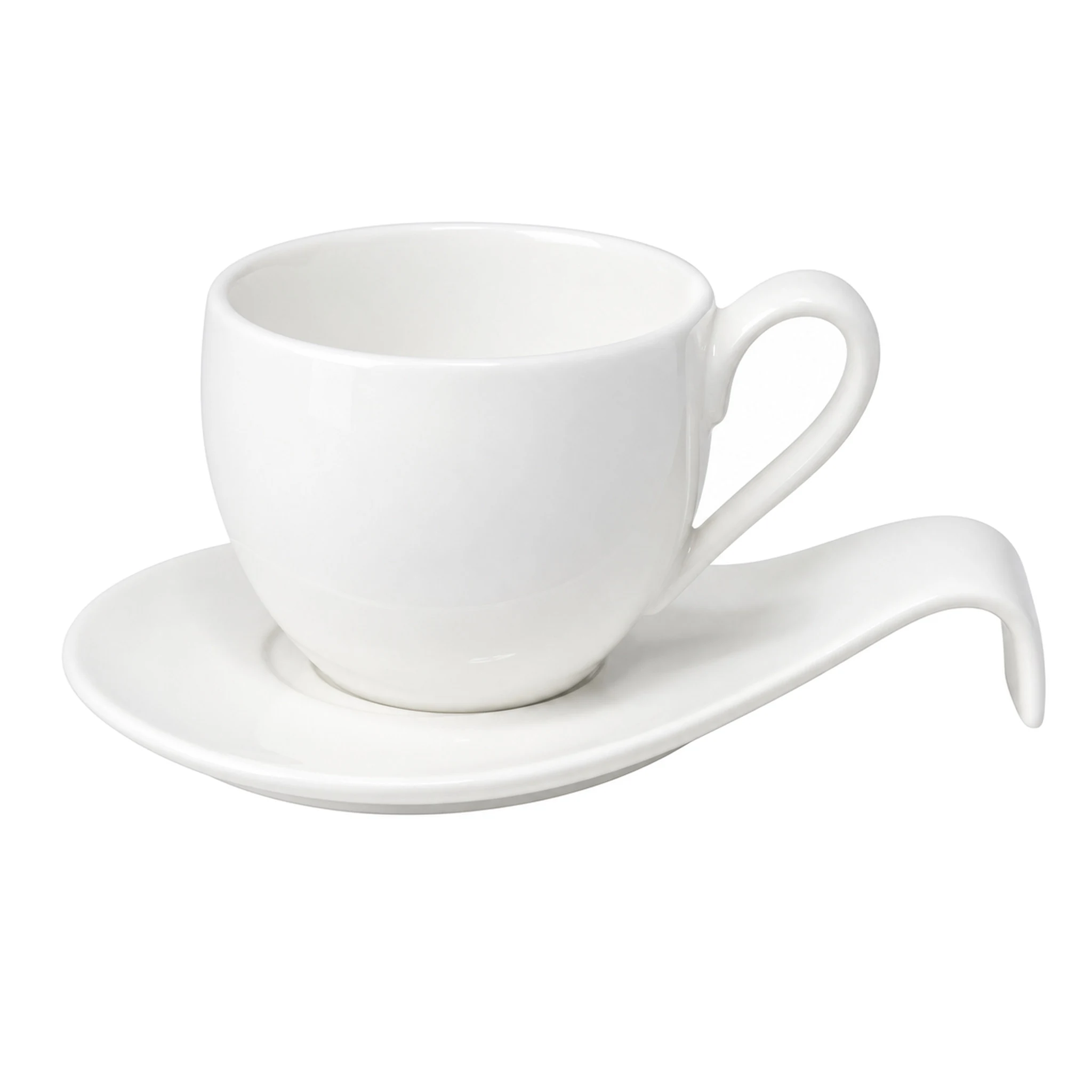 250 ml Cup & Saucer — White · LUM-TW-000078-SET-01 — catalog product view