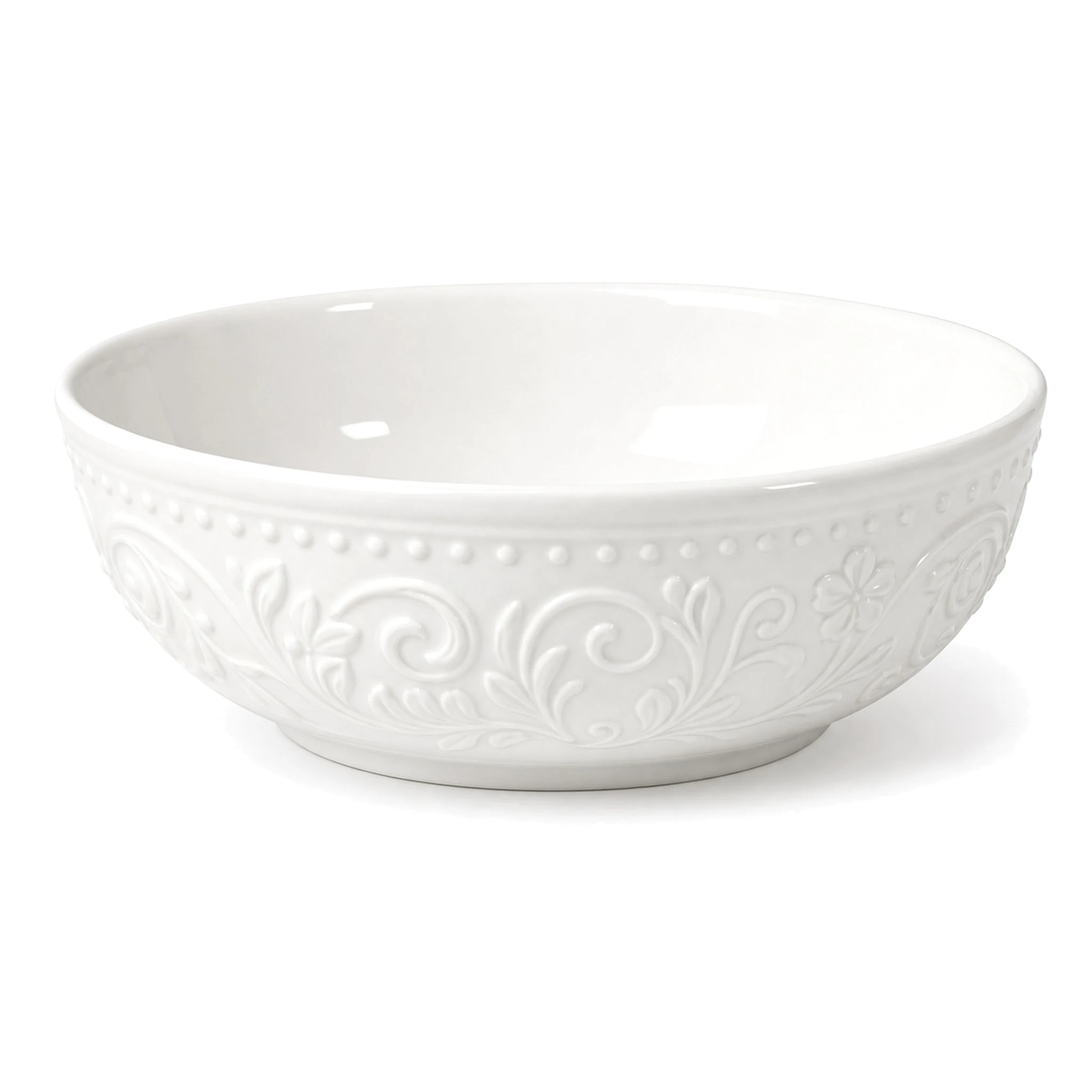 9.75″ Bowl — White · LUM-TW-003689-BWL-01 — catalog product view