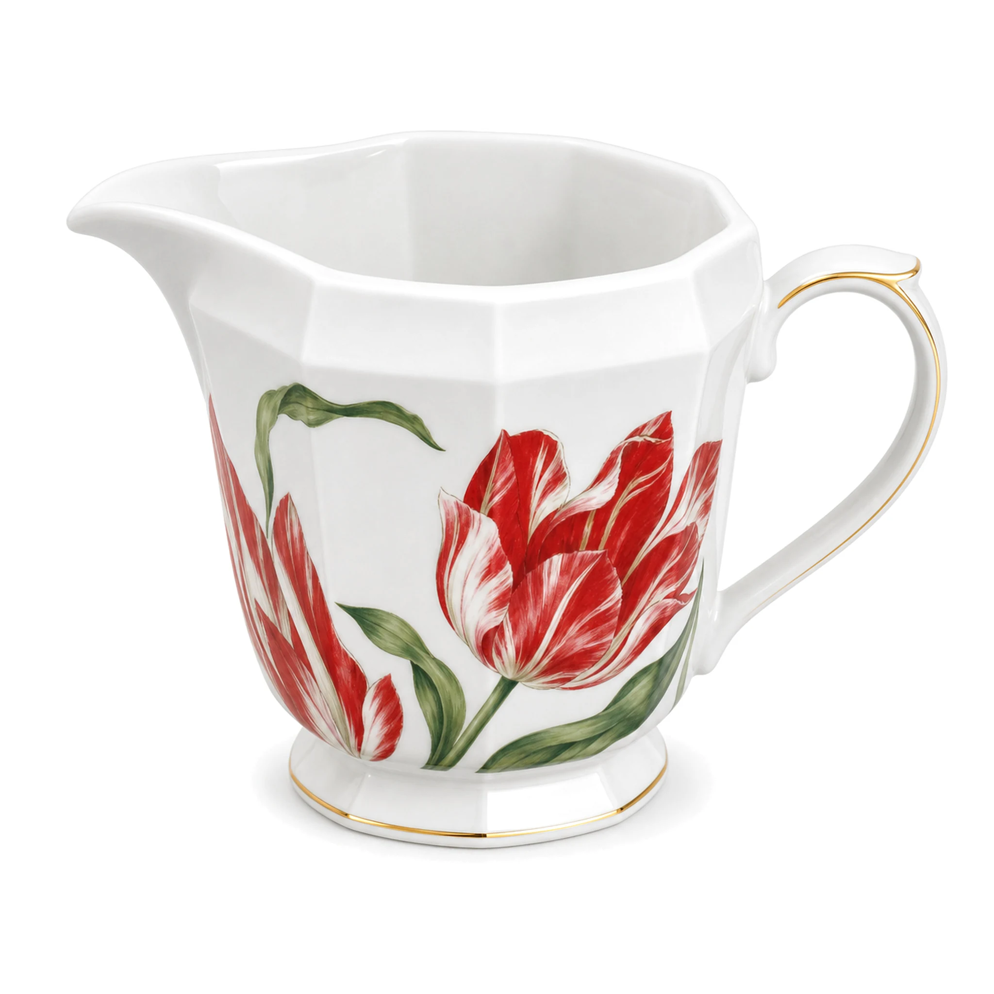 Creamer — White & Red · LUM-TW-004074-POT-01 — catalog product view