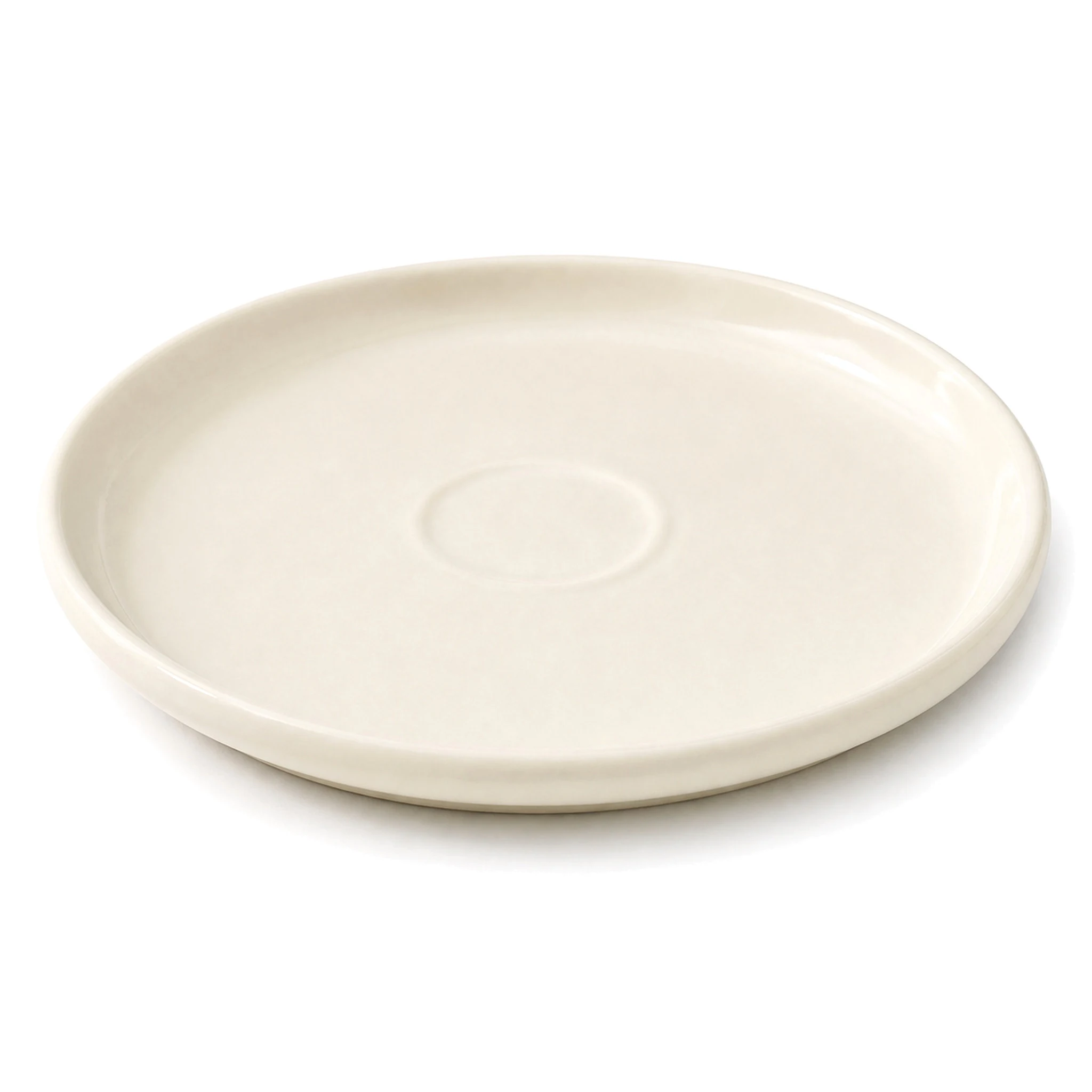 8.5″ Round Plate — White & Orange · LUM-TW-001922-SAU-01 — catalog product view