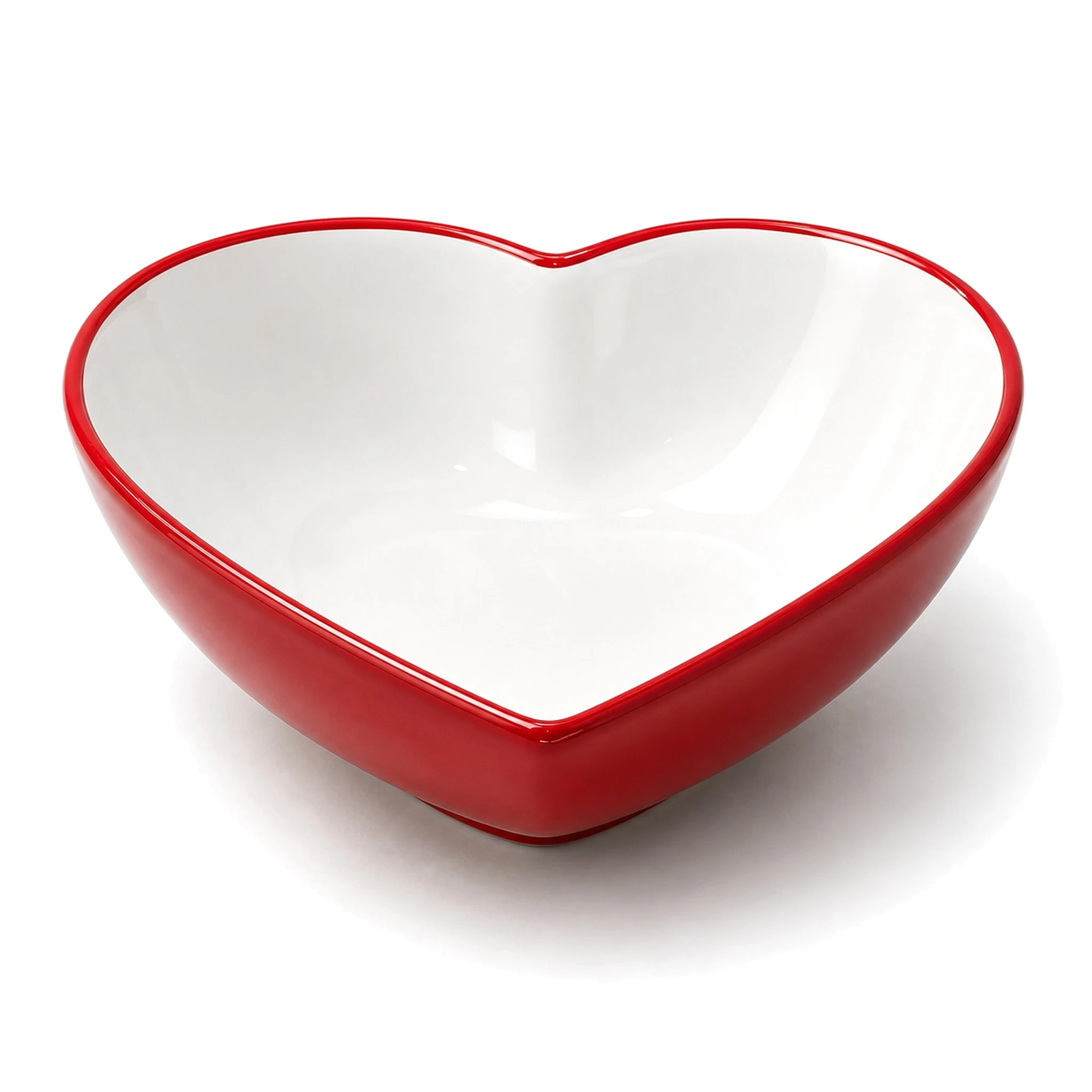 6.75″ Bowl — White & Red · LUM-TW-003575-BWL-01 — catalog product view