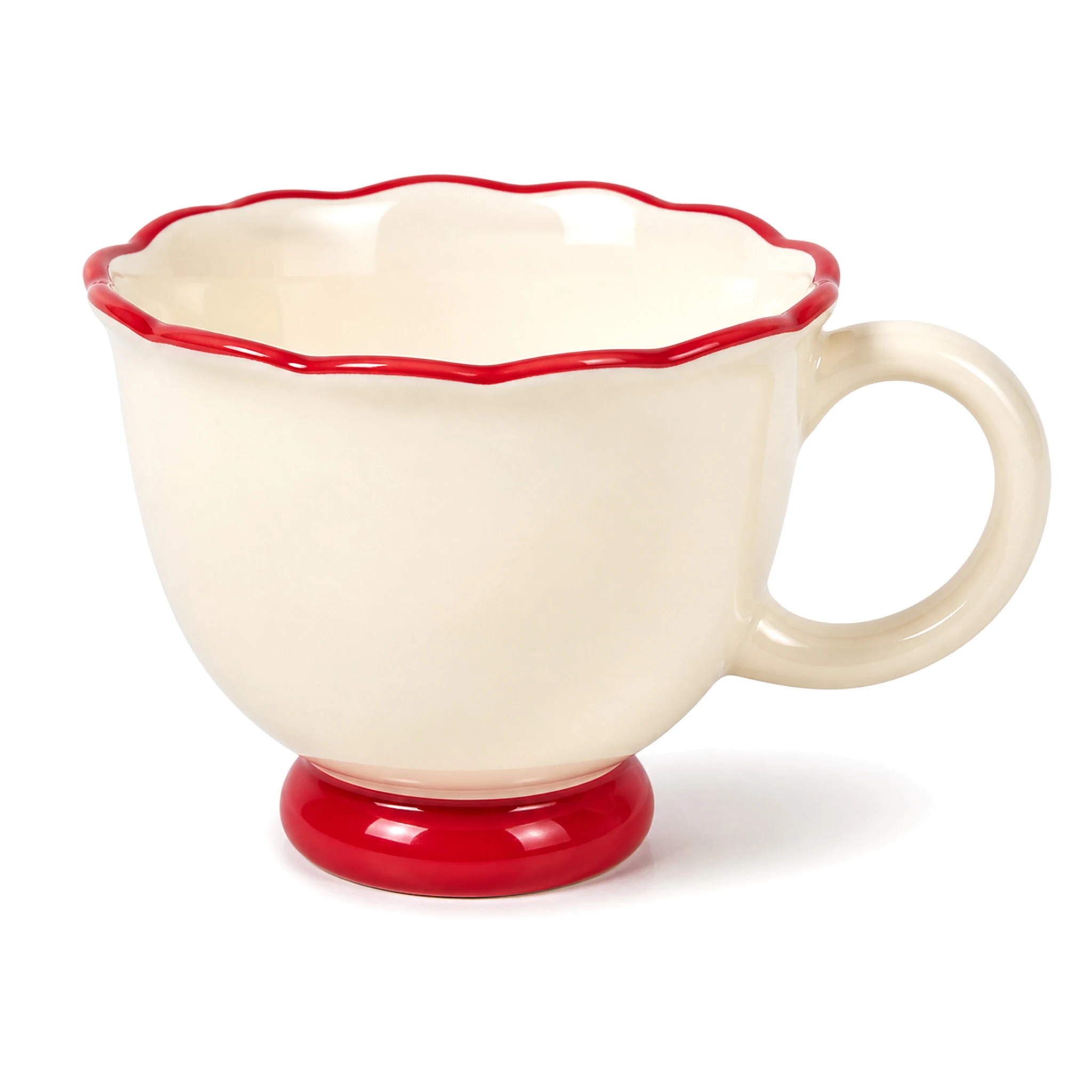 Cup — White & Red · LUM-TW-000830-MUG-01 — catalog product view