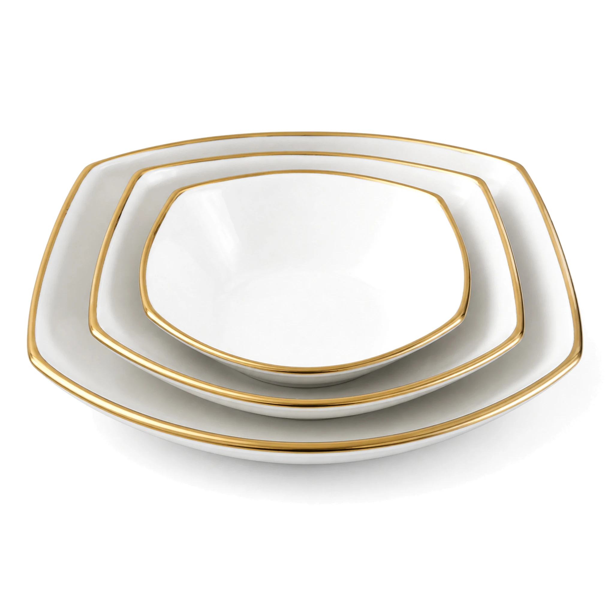 10.75″ Bowl — White & Orange · LUM-TW-003737-BWL-01 — catalog product view