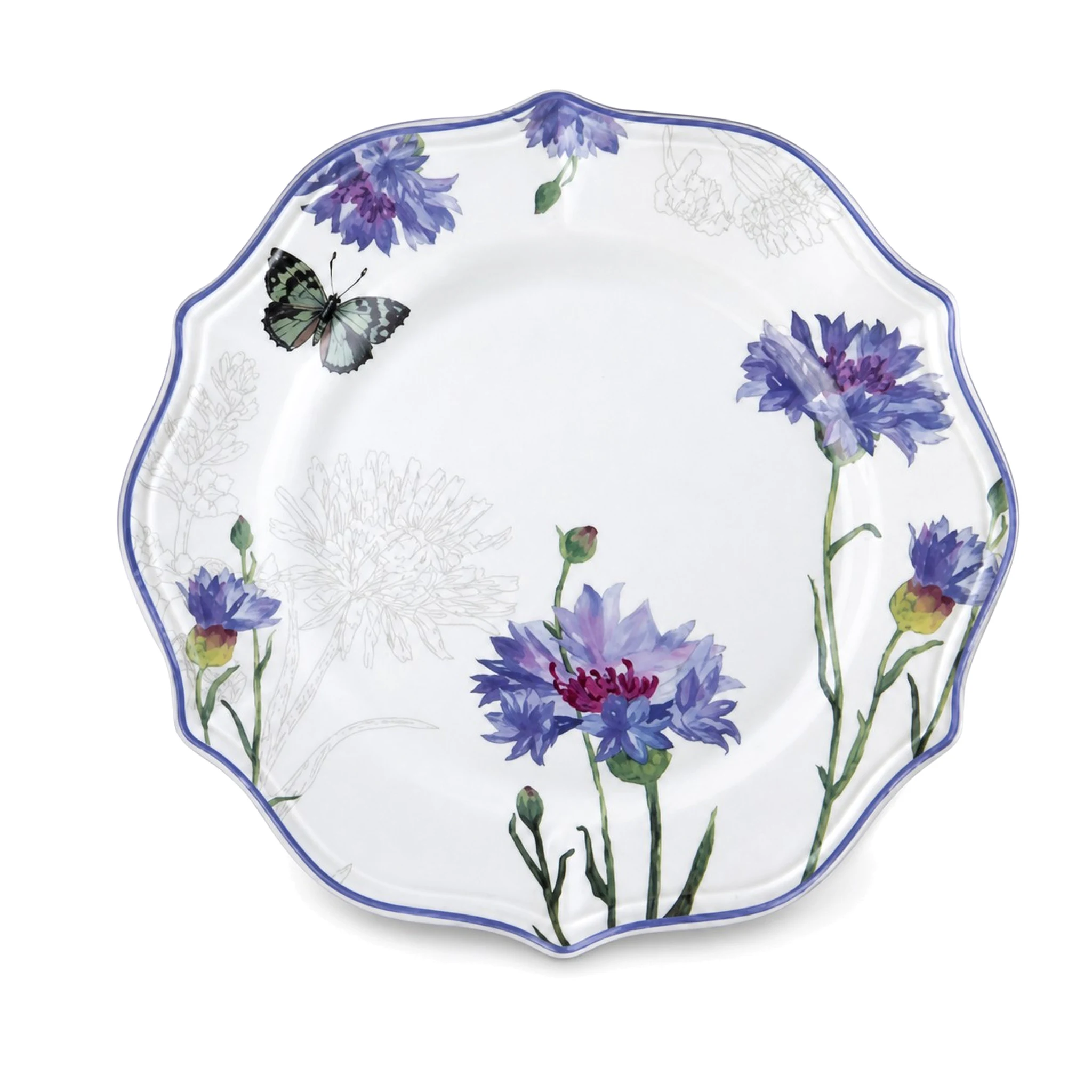 10.5″ Plate — White & Blue · LUM-TW-001692-SAU-01 — catalog product view