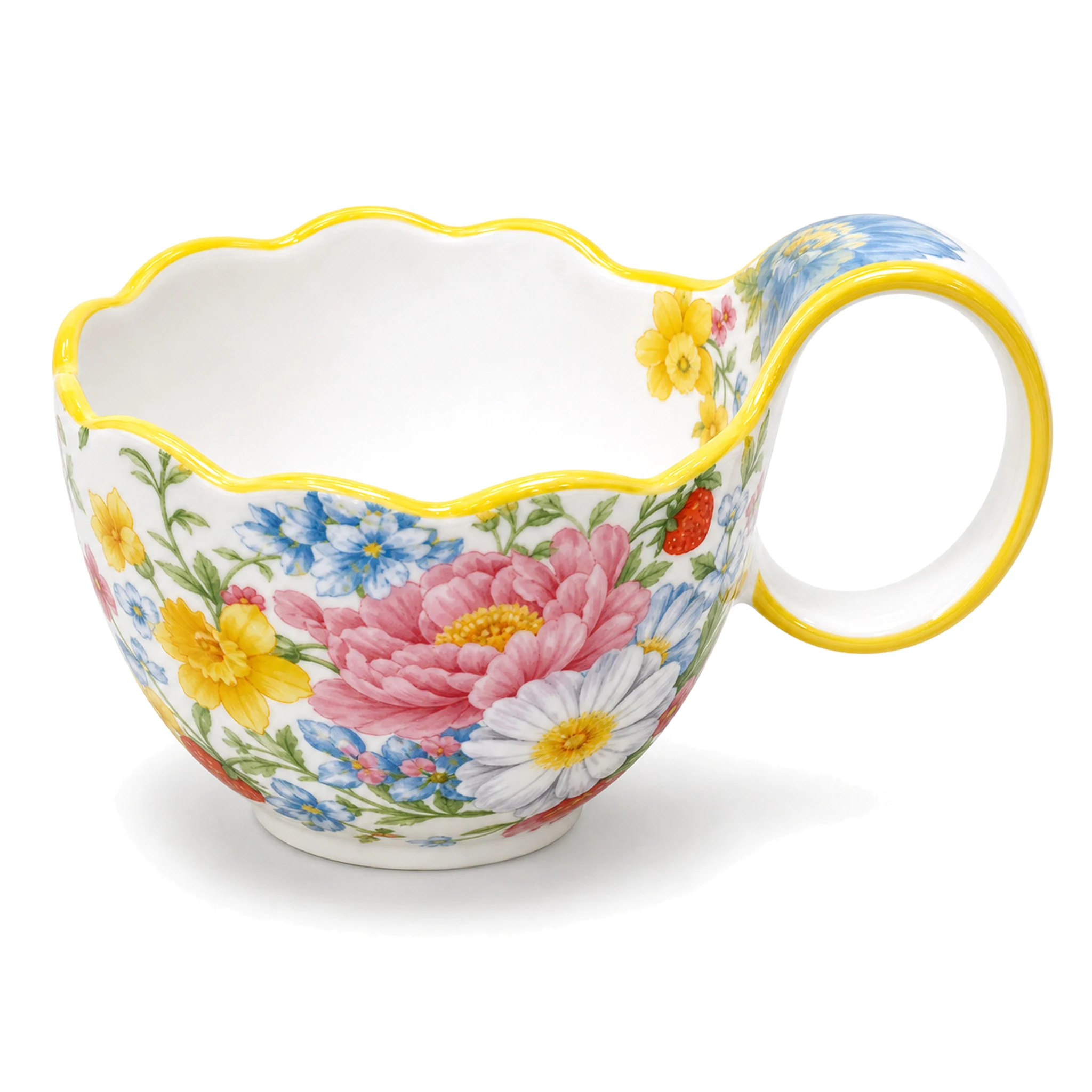 Cup — White & Yellow · LUM-TW-000951-MUG-01 — catalog product view