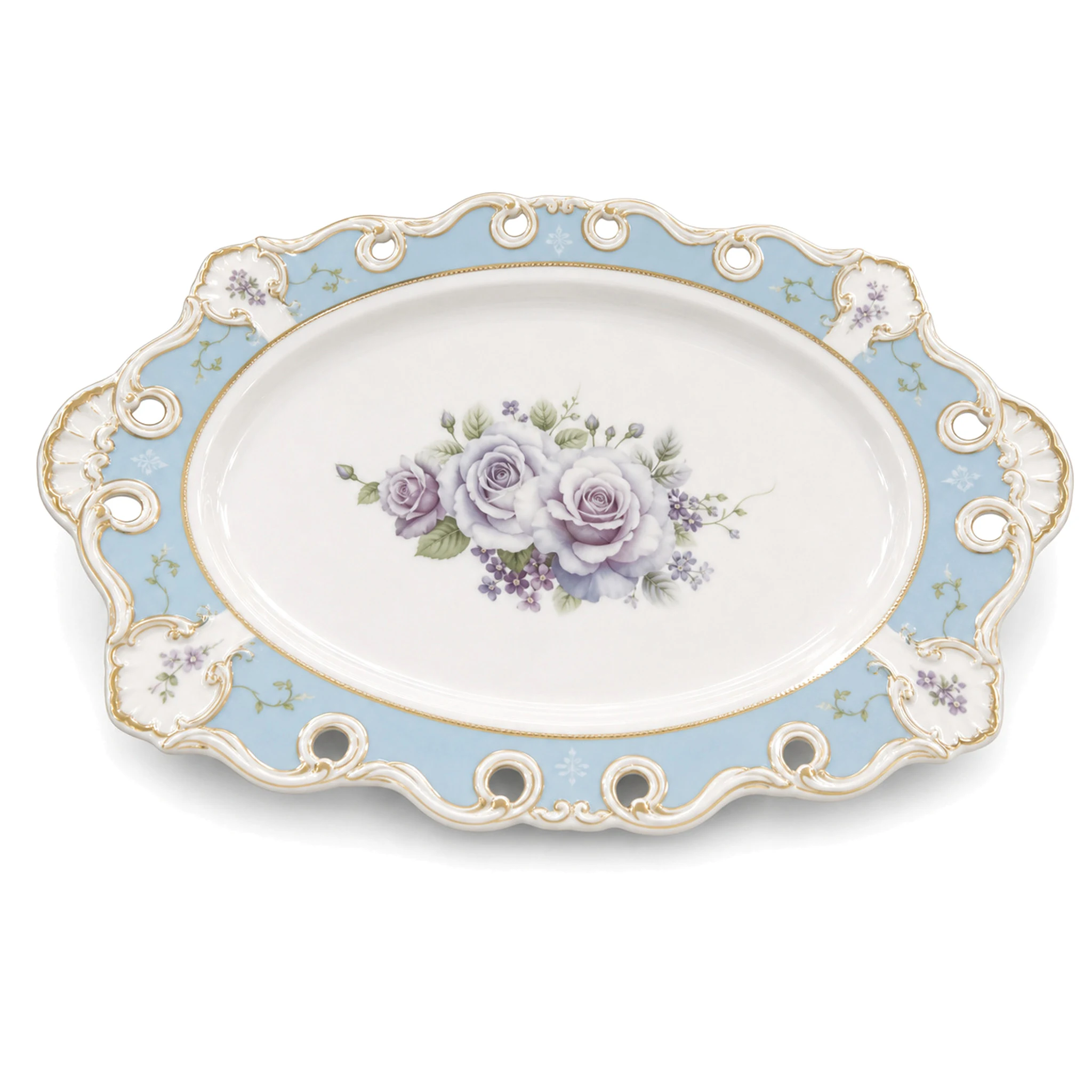 13″ Plate — White & Multicolor · LUM-TW-002651-SAU-01 — catalog product view