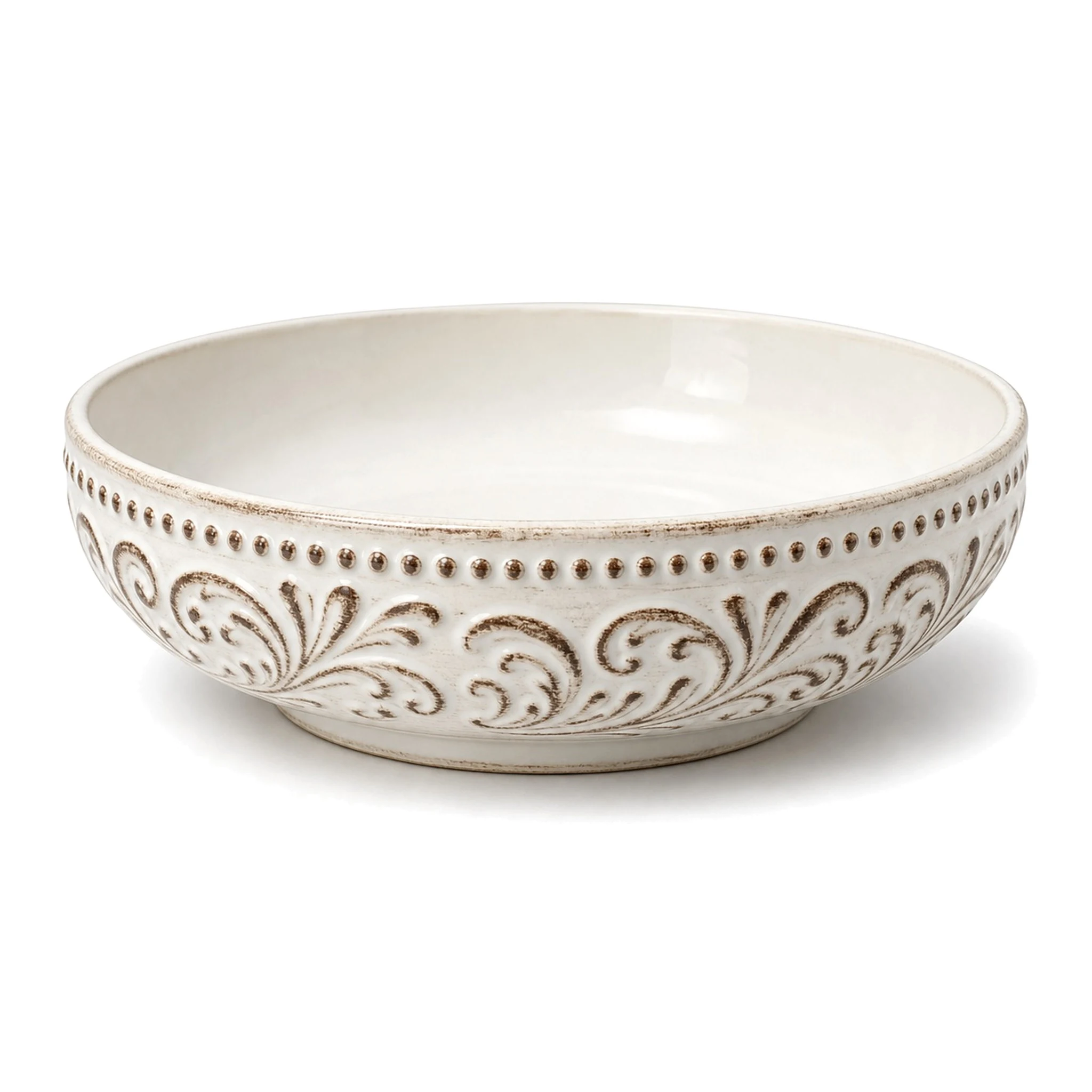 9.75″ Bowl — White & Multicolor · LUM-TW-003718-BWL-01 — catalog product view