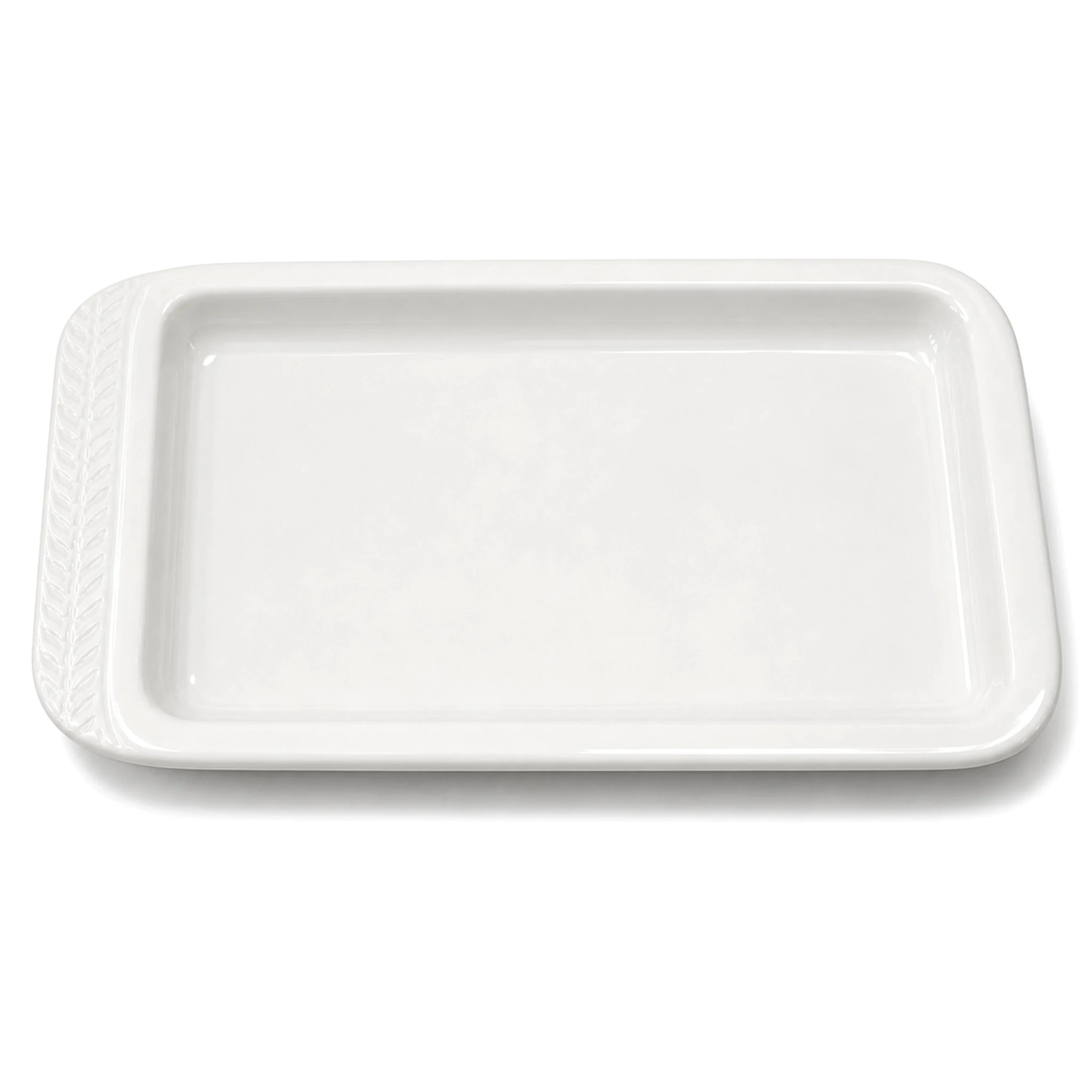 12″ Rectangular Plate — White · LUM-TW-002901-SAU-01 — catalog product view
