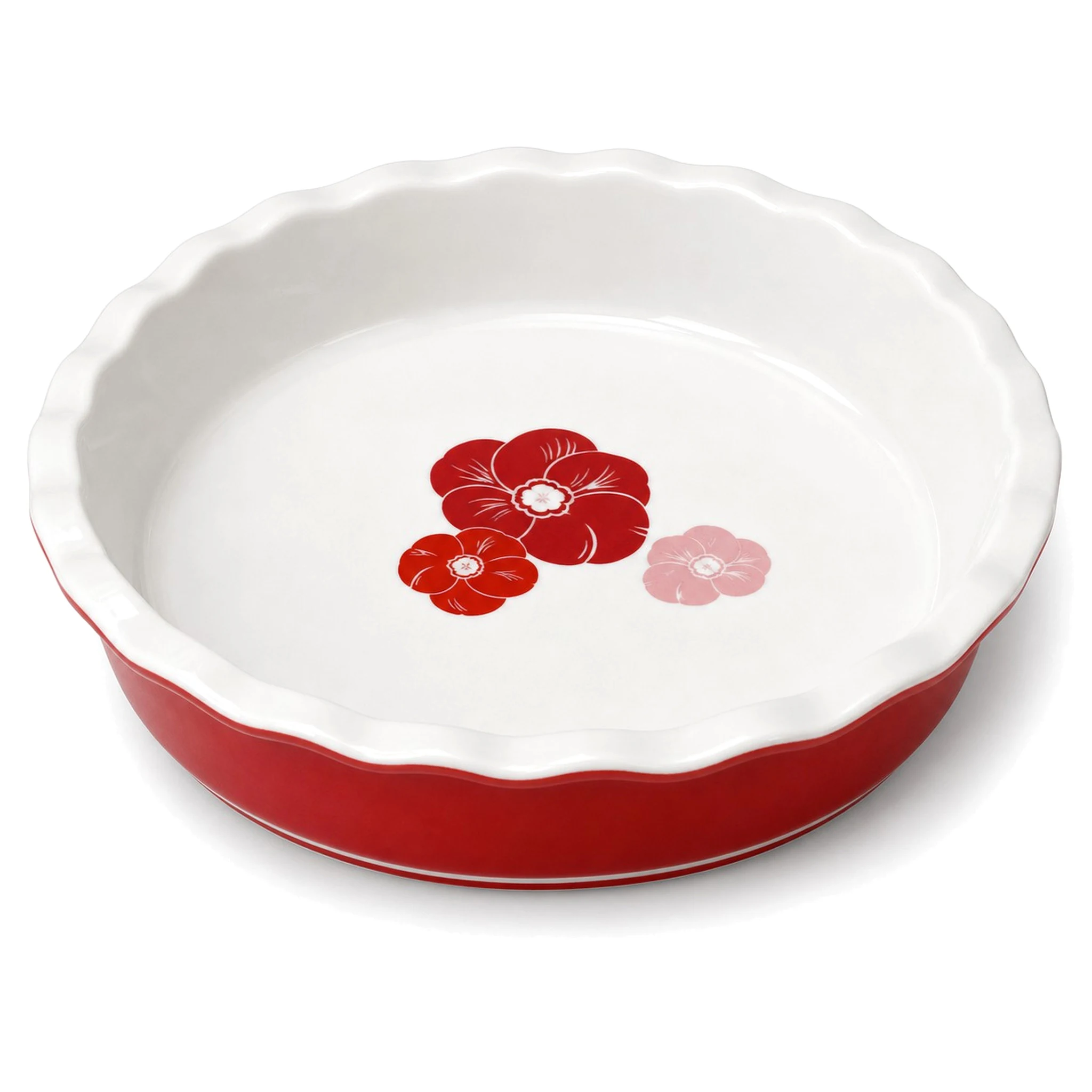 10″ Baking Dish — White & Red · LUM-TW-001723-SAU-02 — catalog product view