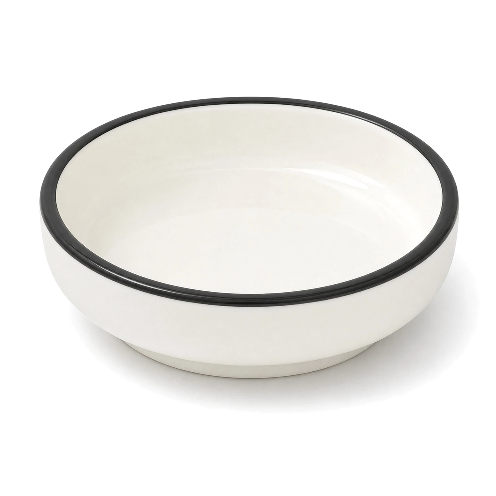 3″ Saucer — White & Black · LUM-TW-001311-SAU-01 — catalog product view