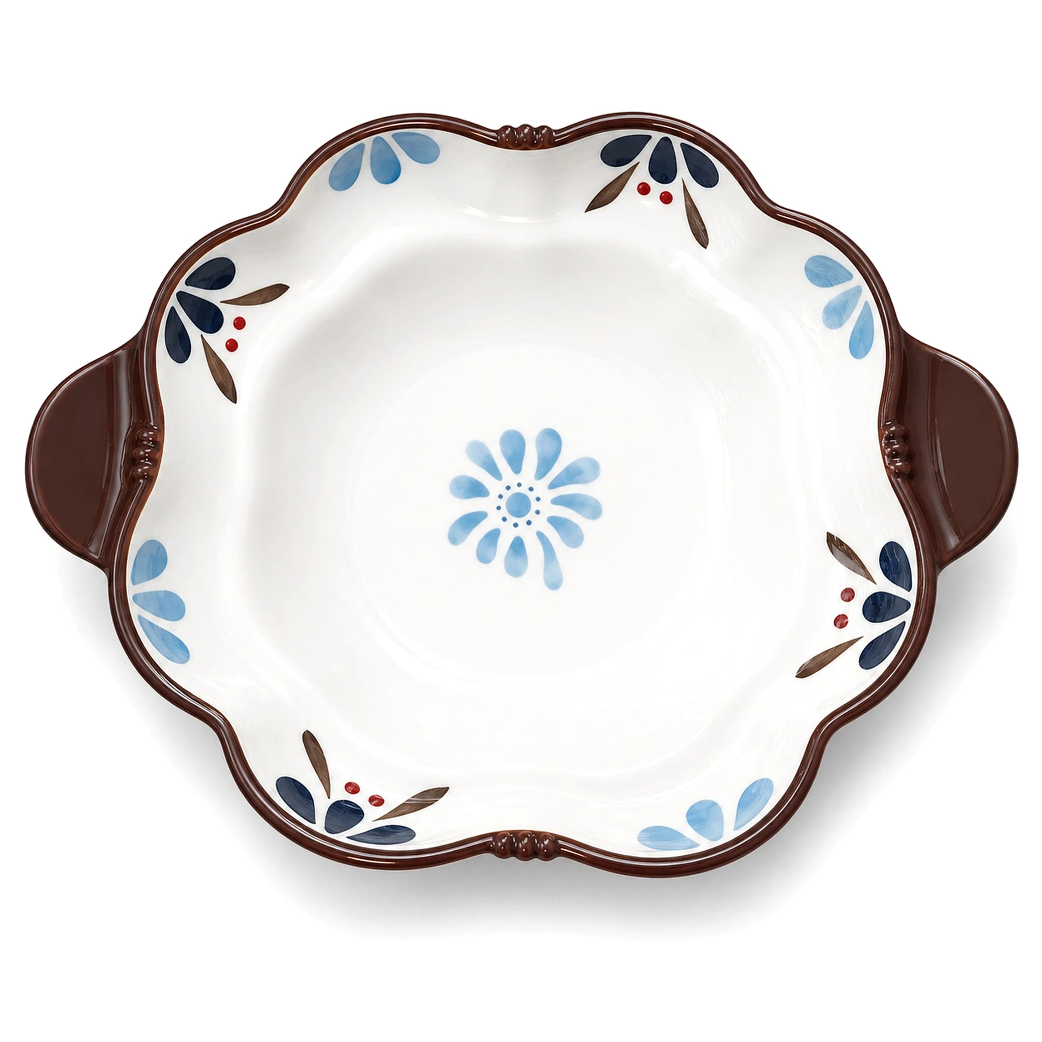 8″ Plate — White & Multicolor · LUM-TW-002888-SAU-01 — catalog product view