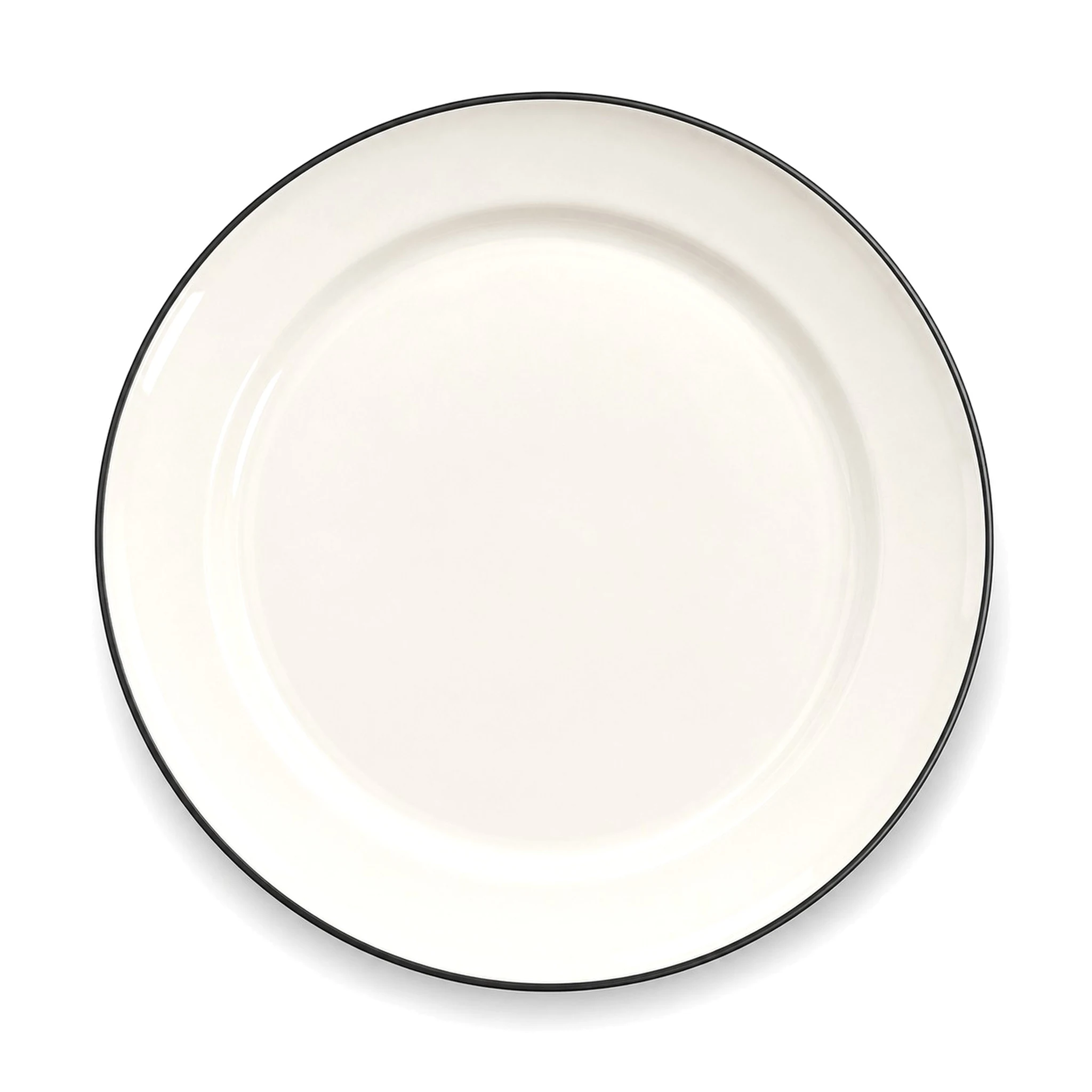 8″ Plate — White & Black · LUM-TW-001623-SAU-01 — catalog product view
