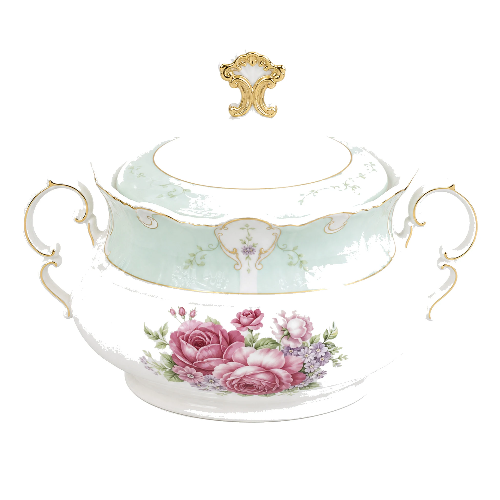 Tureen — White & Multicolor · LUM-TW-000528-OTH-01 — catalog product view