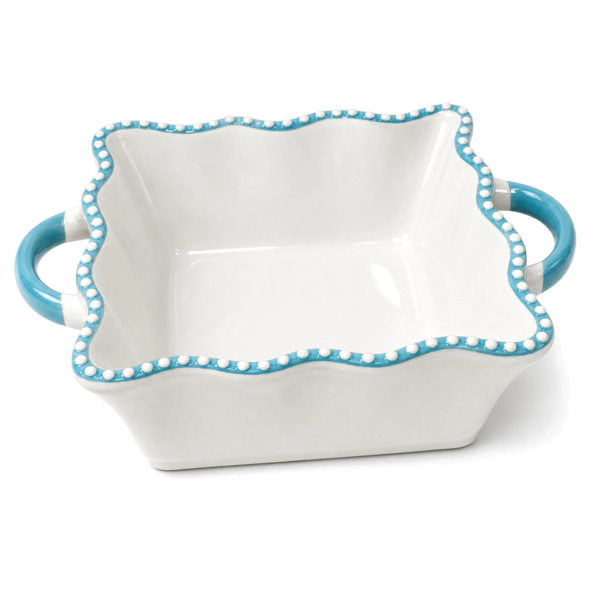 Square Plate — White & Multicolor · LUM-TW-003031-SAU-01 — catalog product view