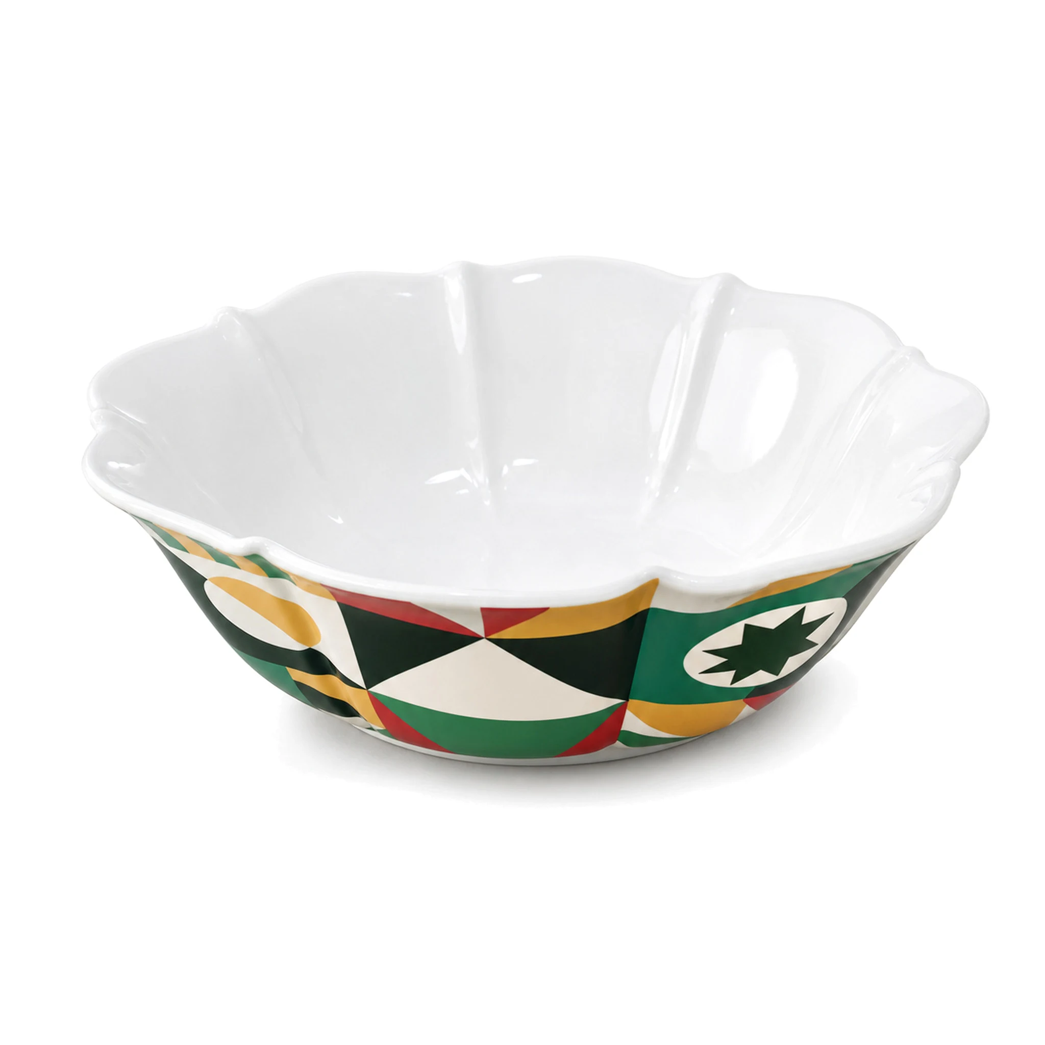 9″ Bowl — White & Multicolor · LUM-TW-003784-BWL-01 — catalog product view
