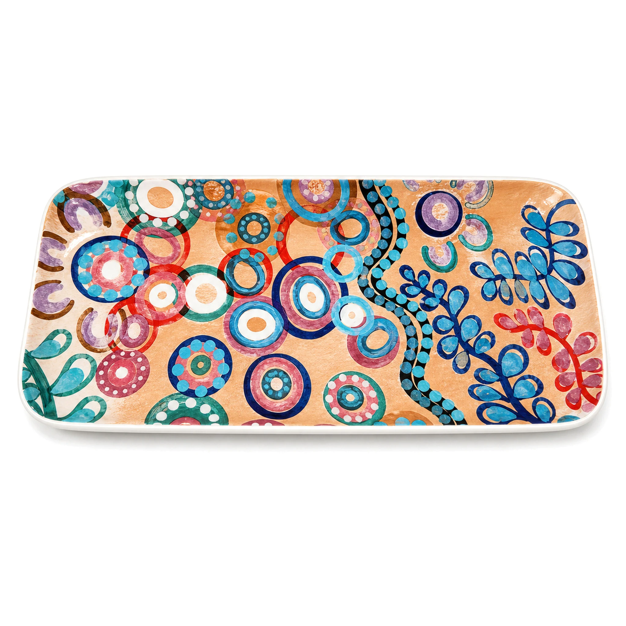 10″ Rectangular Plate — Multicolor · LUM-TW-002680-SAU-01 — catalog product view
