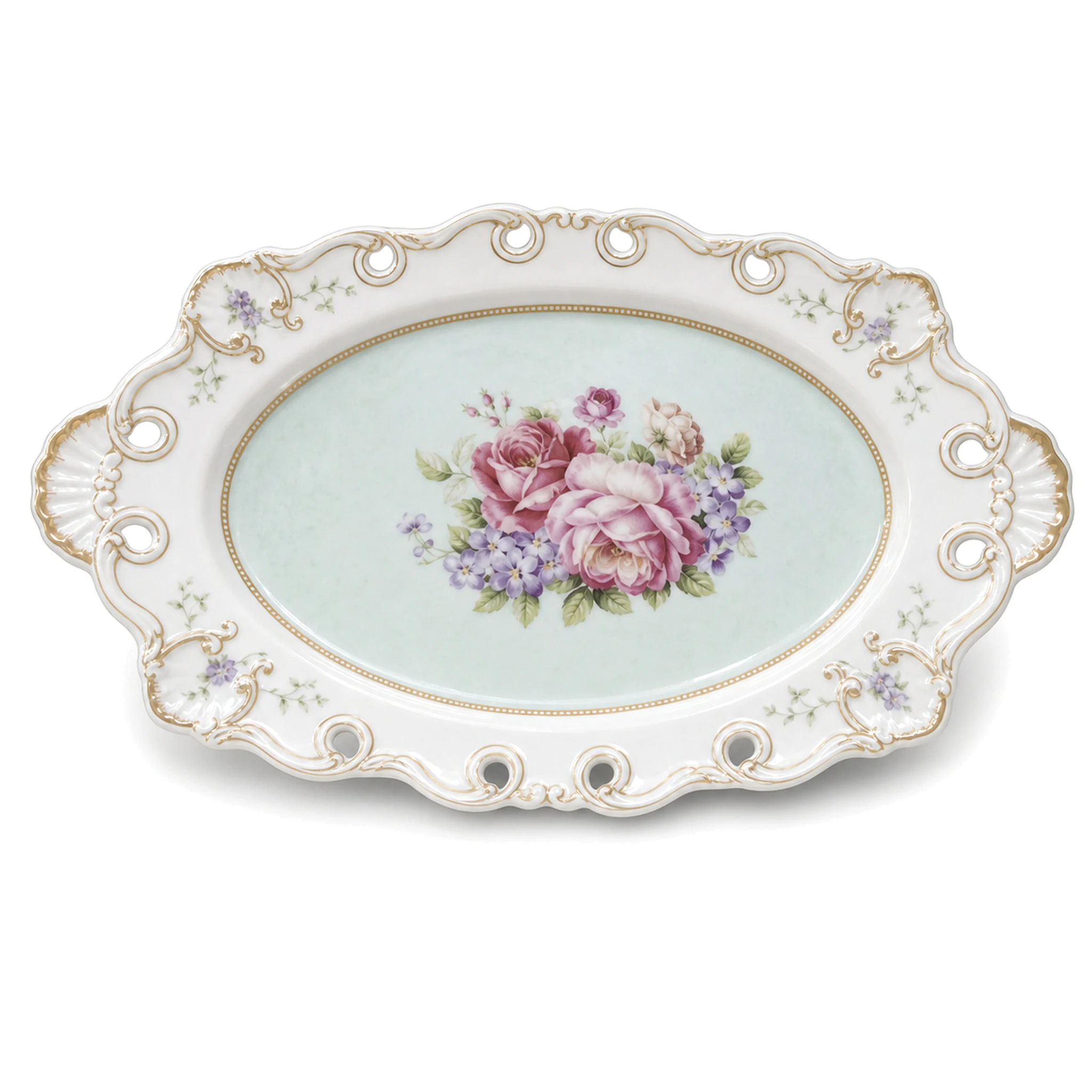 13″ Plate — White & Multicolor · LUM-TW-002653-SAU-01 — catalog product view