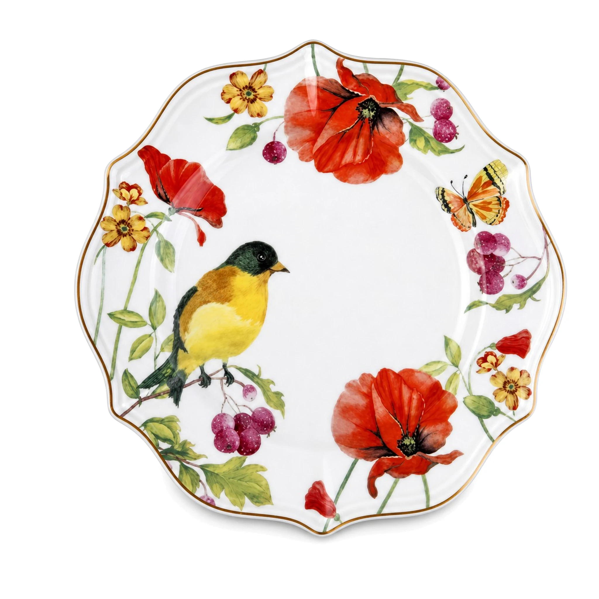 10.5″ Plate — White & Multicolor · LUM-TW-001695-SAU-01 — catalog product view