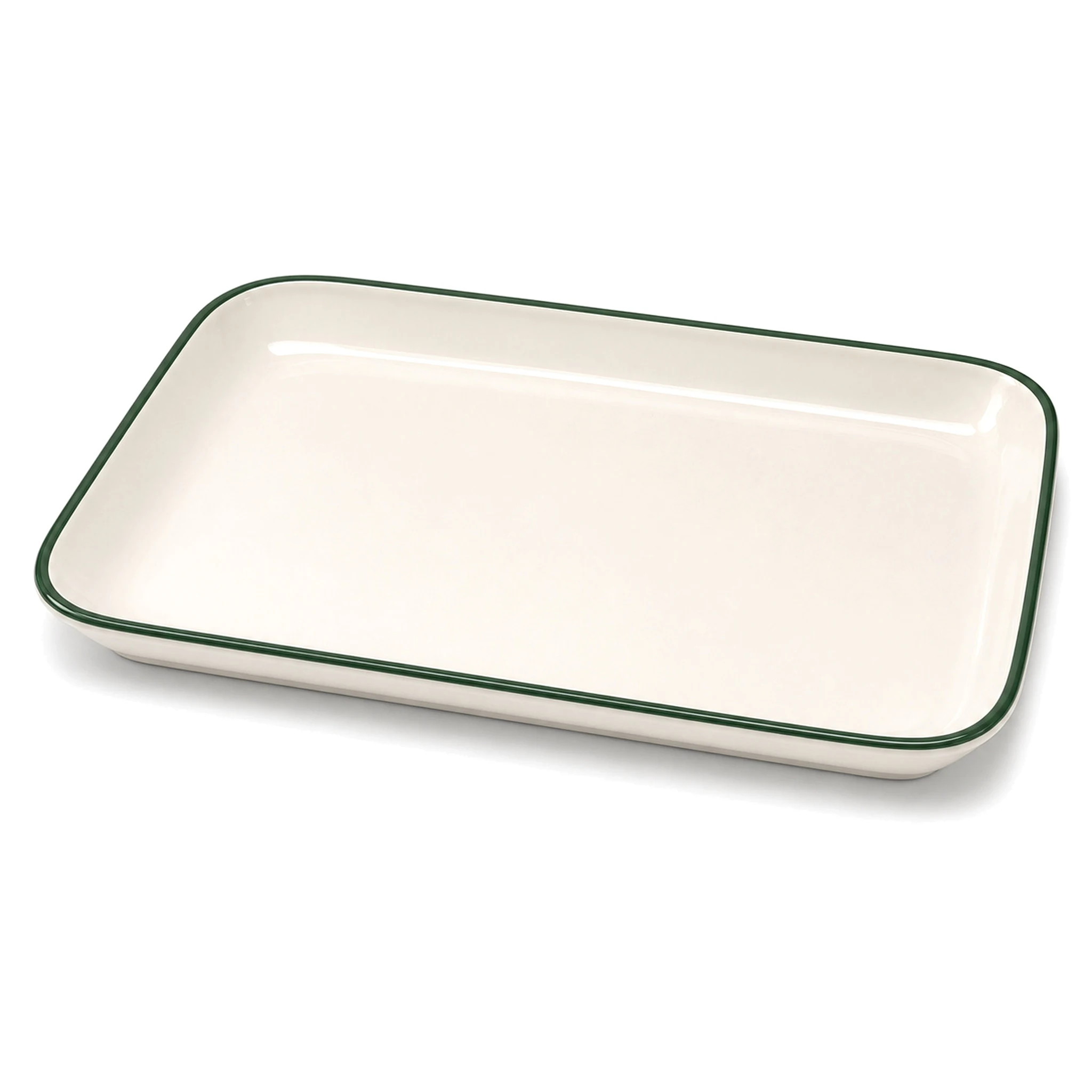 14.5″ Square Plate — White & Green · LUM-TW-002739-SAU-01 — catalog product view