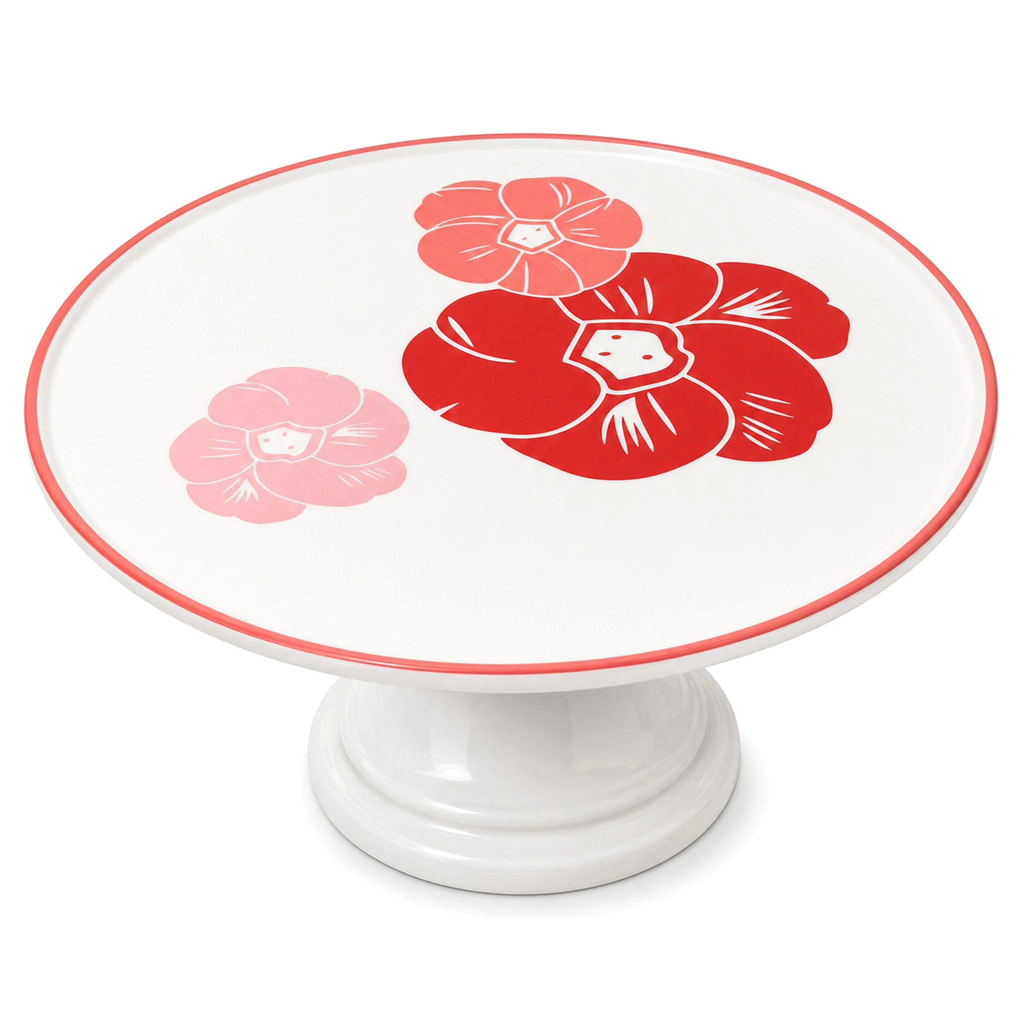 Plate — White & Red · LUM-TW-002336-SAU-01 — catalog product view