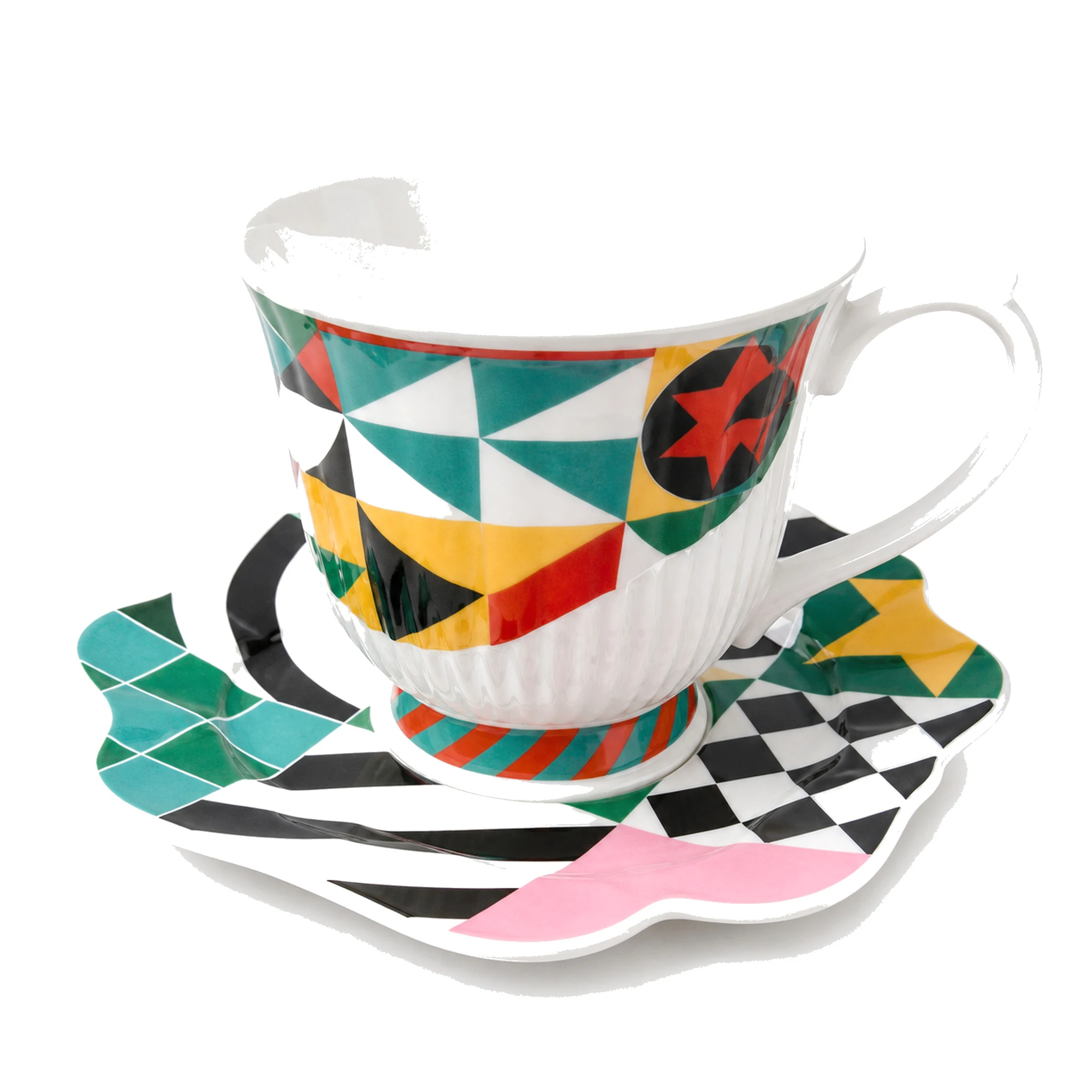 Cup & Saucer — Multicolor · LUM-TW-000140-SET-01 — catalog product view