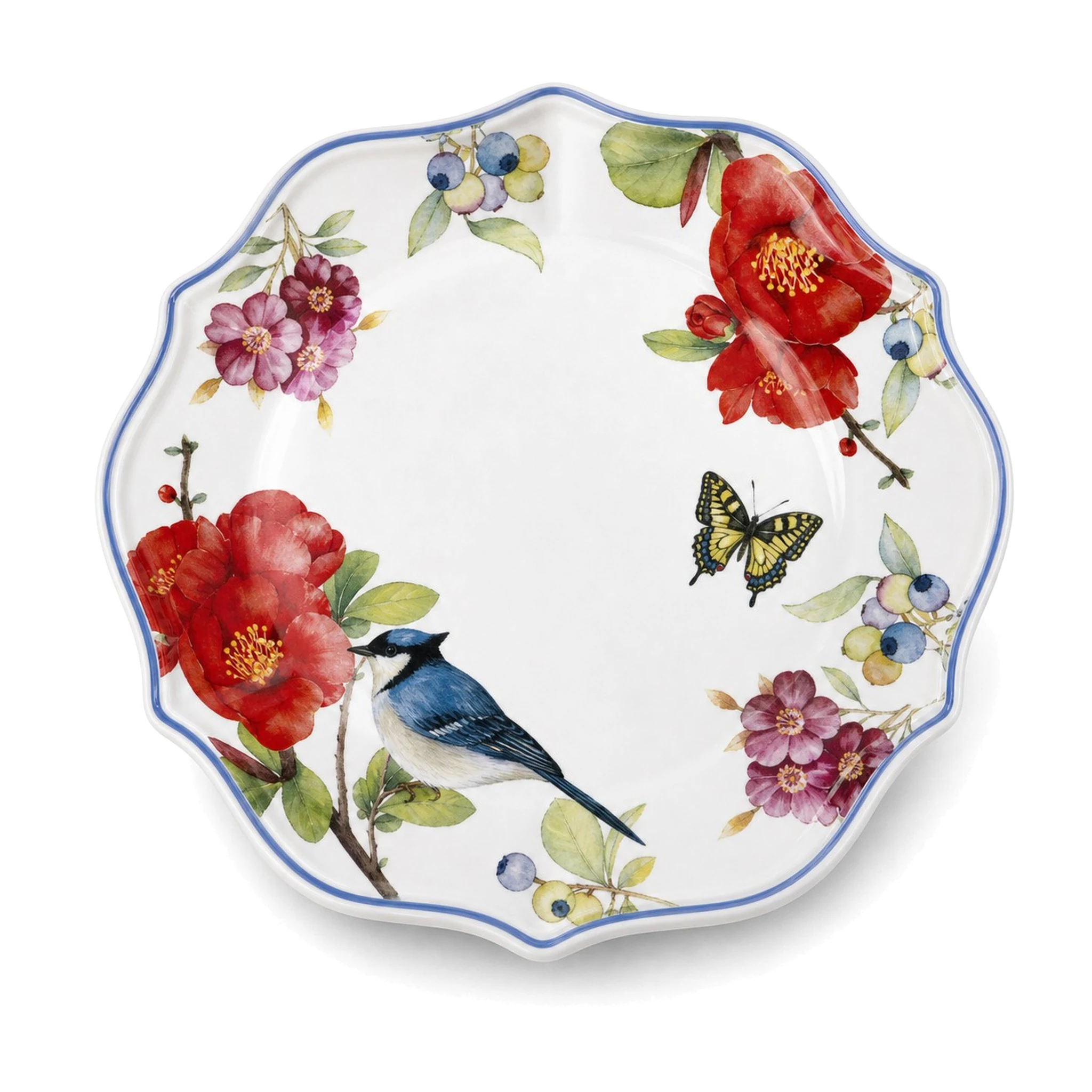 8″ Plate — White & Multicolor · LUM-TW-001637-SAU-01 — catalog product view