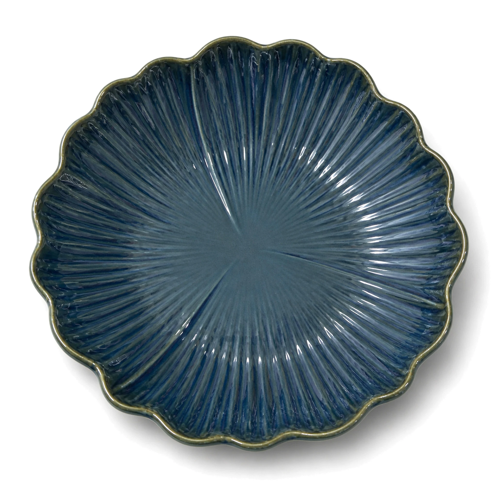8″ Plate — Reactive Blue · LUM-TW-001538-SAU-01 — catalog product view