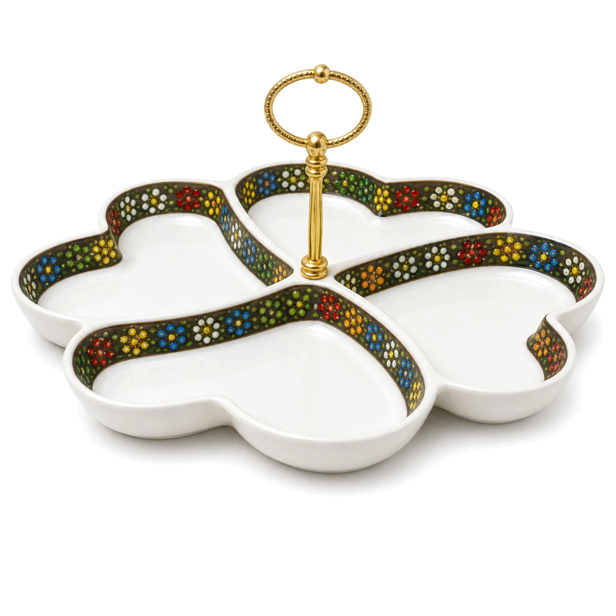 Plate — White & Multicolor · LUM-TW-003122-SAU-01 — catalog product view