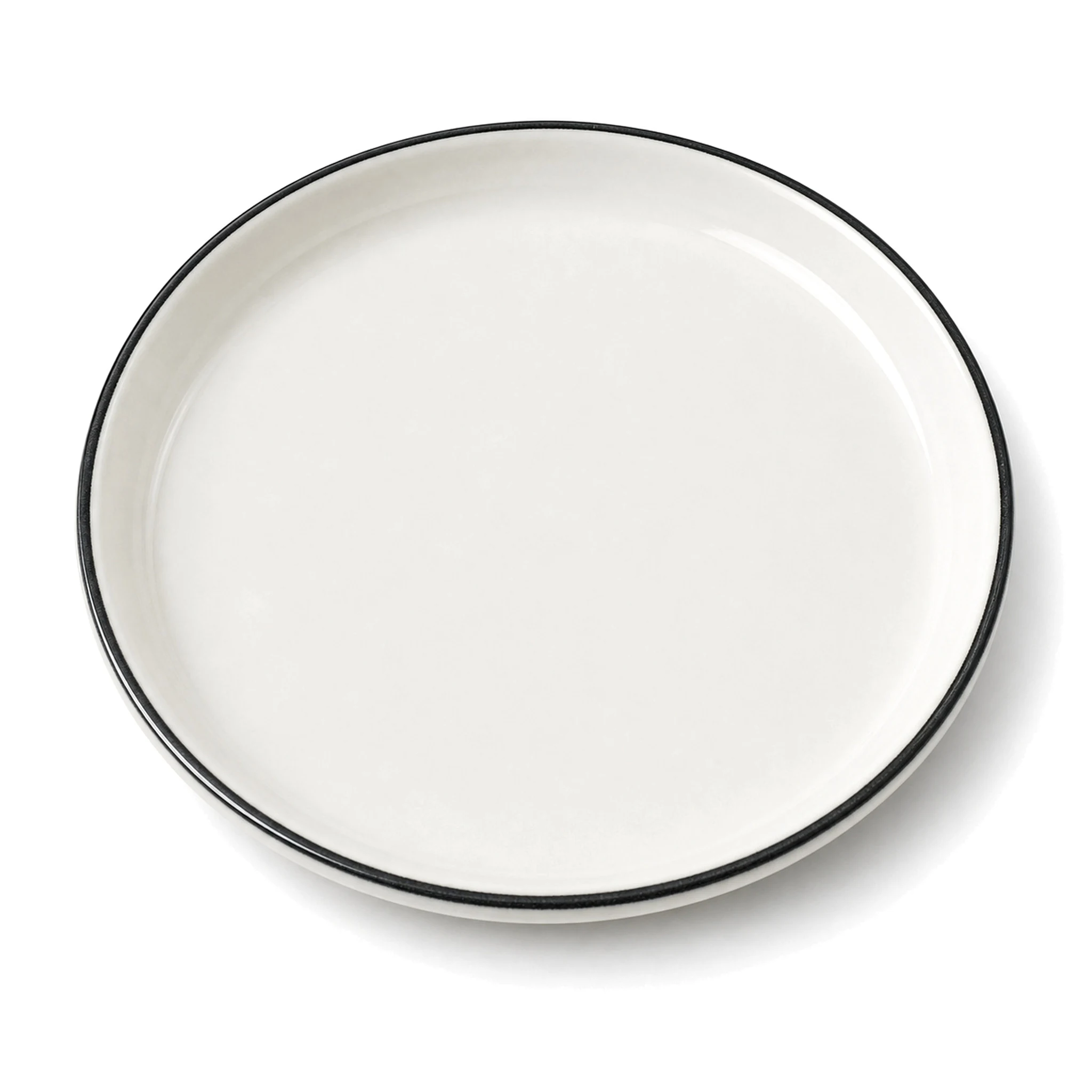6.5″ Plate — White & Black · LUM-TW-001577-SAU-01 — catalog product view