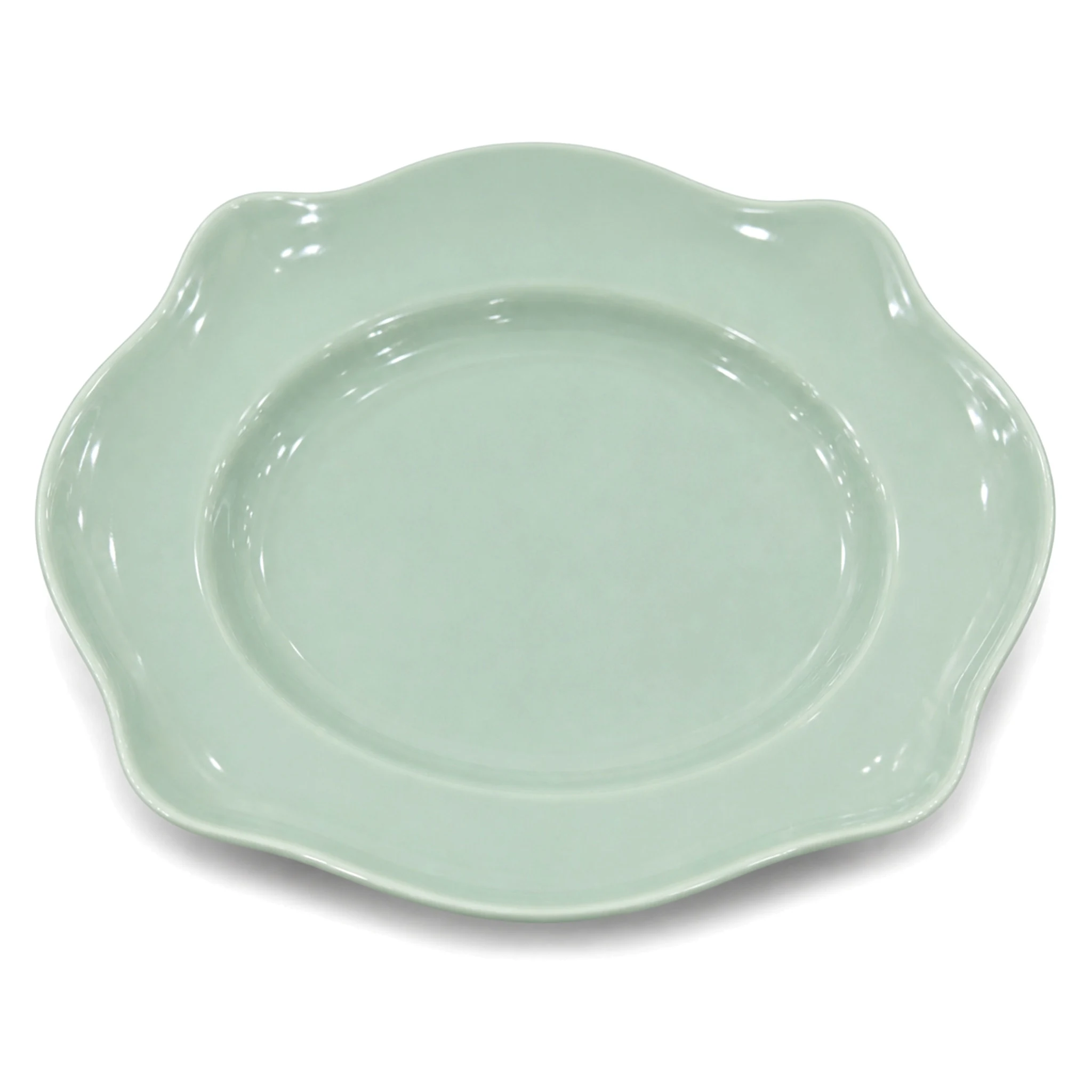 14″ Square Plate — Bean Green · LUM-TW-002690-SAU-01 — catalog product view