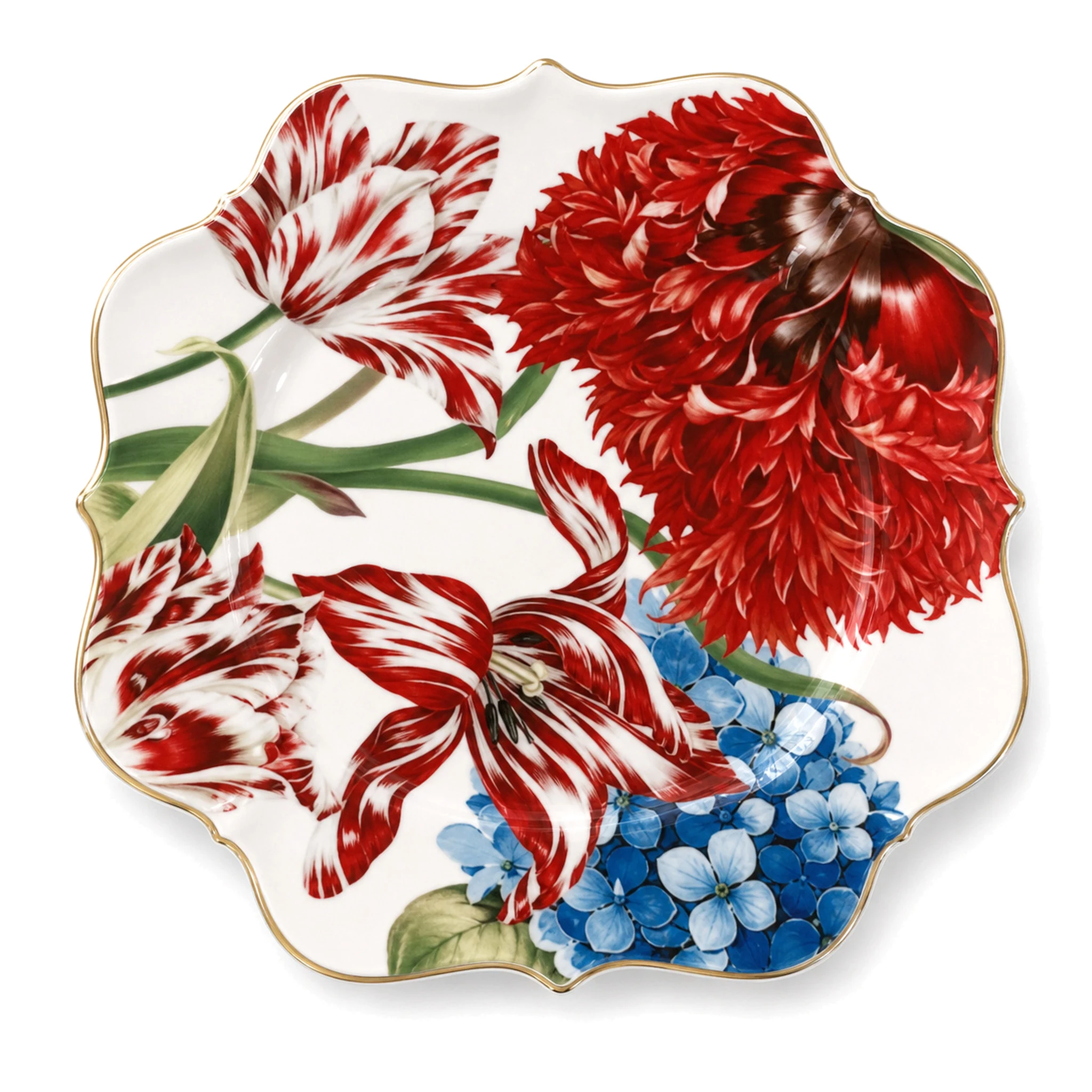 10.5″ Flat Plate — White & Red · LUM-TW-002911-SAU-01 — catalog product view