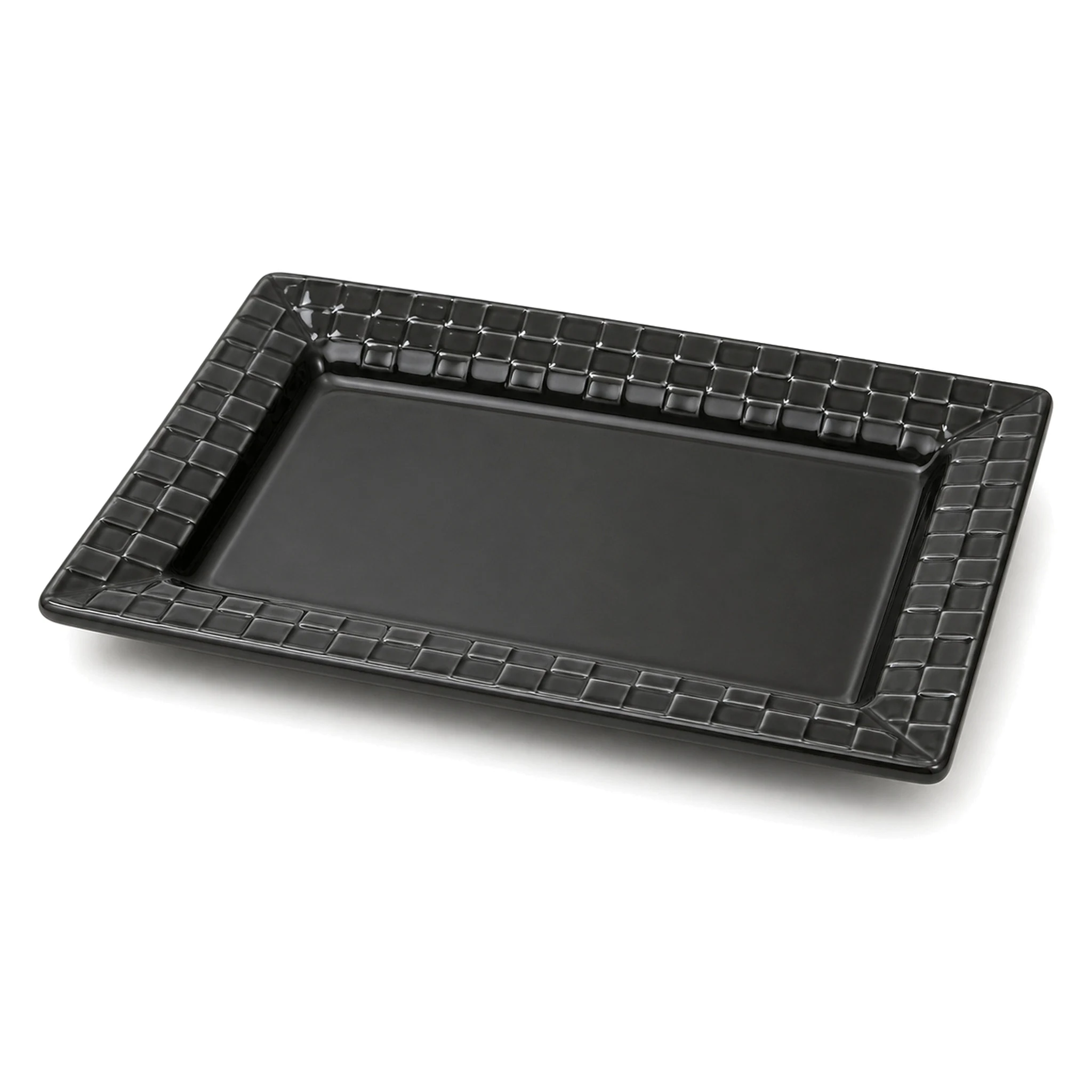 13″ Rectangular Plate — Black · LUM-TW-002587-SAU-01 — catalog product view
